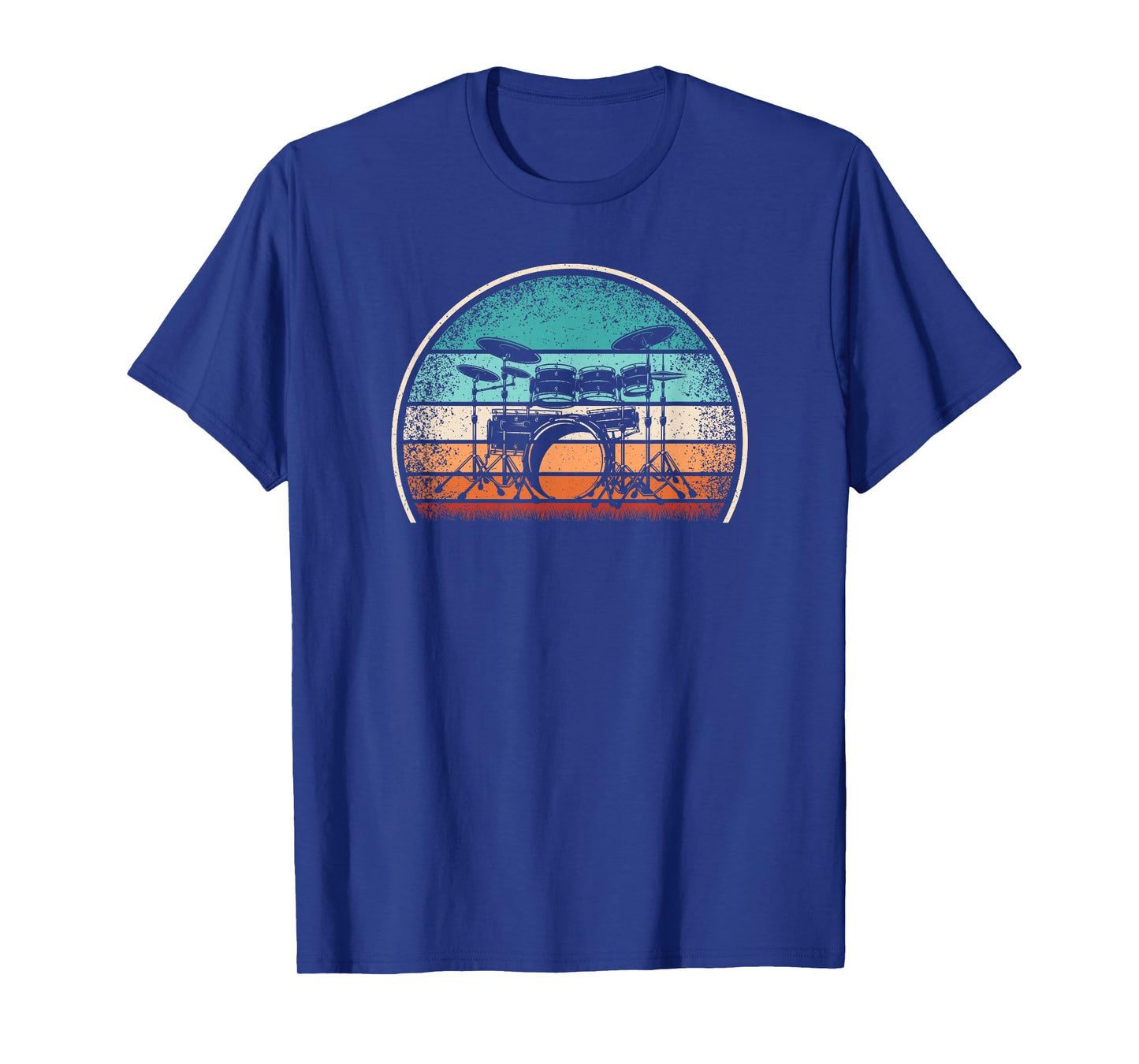 Retro Drummer Drumming Vintage Drum Lover Men Women T-Shirt