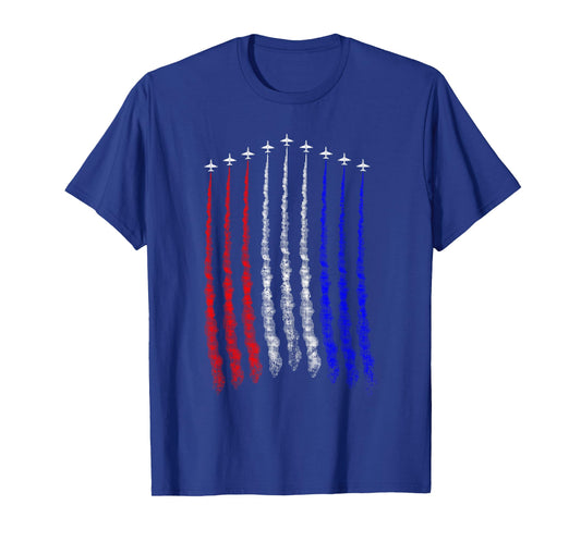 Red White Blue Air Force Flyover T-Shirt