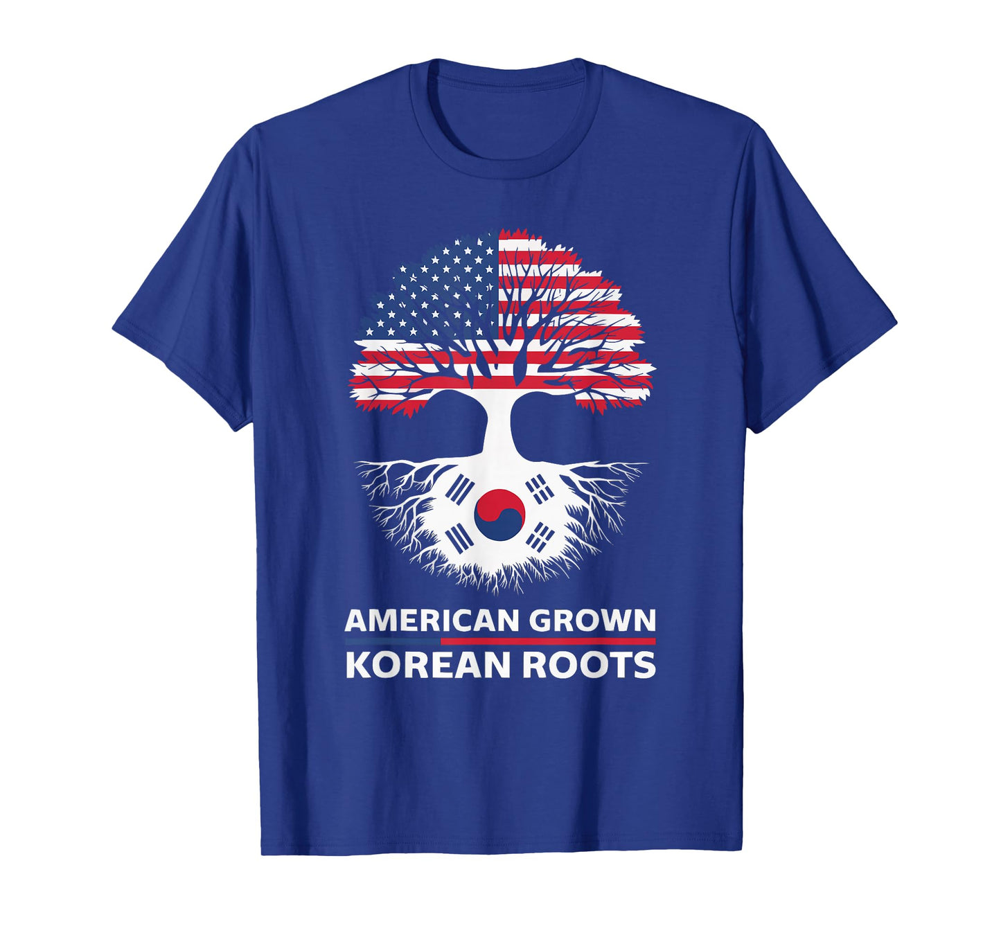 Half American Half Korean USA Flag South Korea America T-Shirt