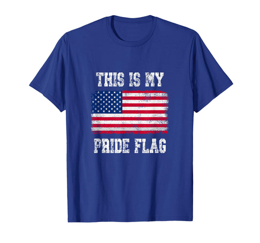 Patriotic American This is My Pride Flag USA T-Shirt