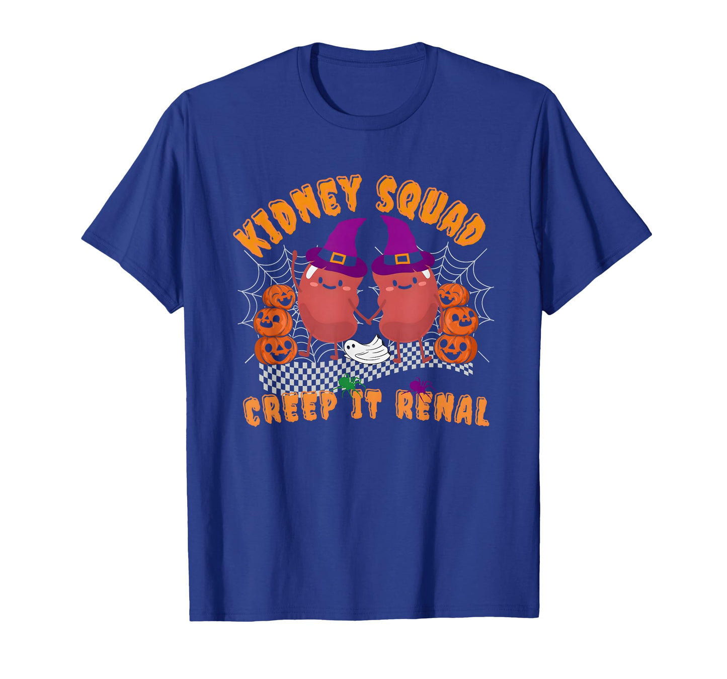 Halloween Kidney Retro Dialysis Kidney Health Gift Kidney T-Shirt