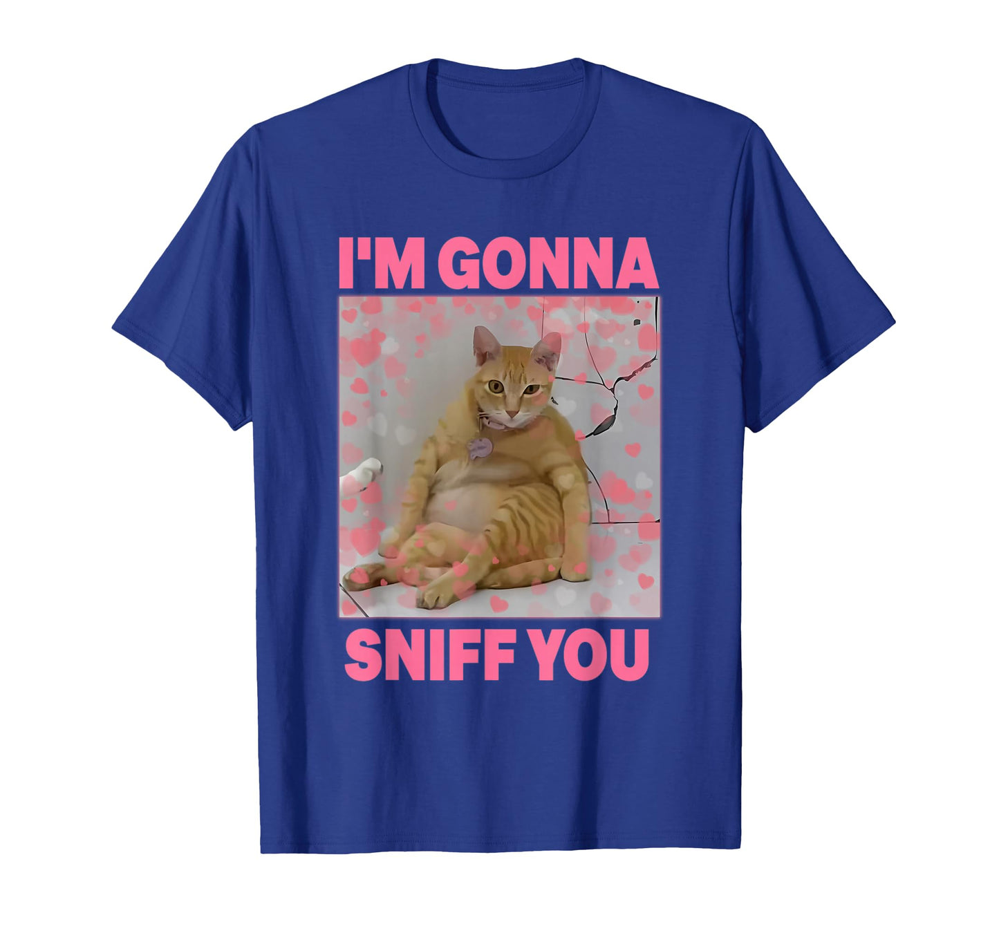Funny Cat Meme Im Gonna Sniff You Goofy Ahh Unhinged T-Shirt