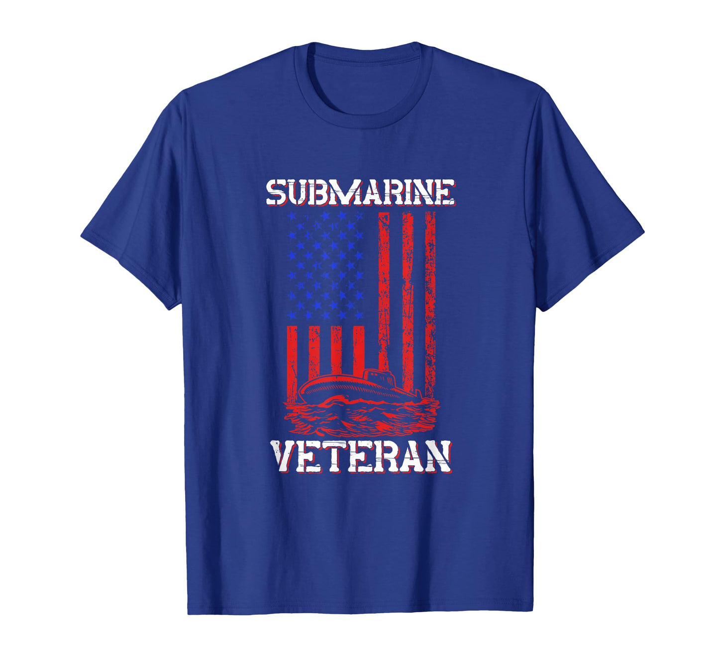 Submarine Veteran Flag Patriotic Sub Service Submariner T-Shirt