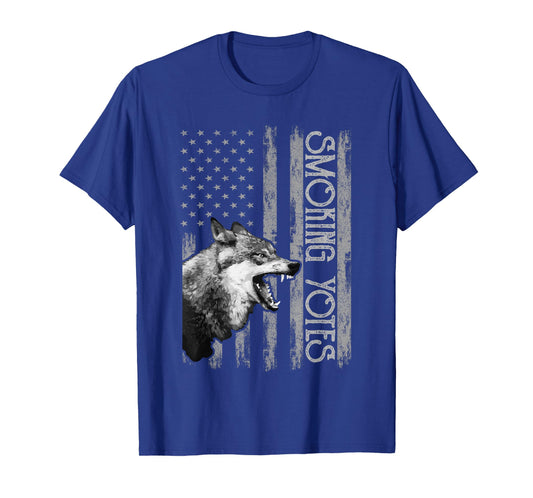 Coyote Hunting USA Apparel, American Flag Hunter US Men T-Shirt