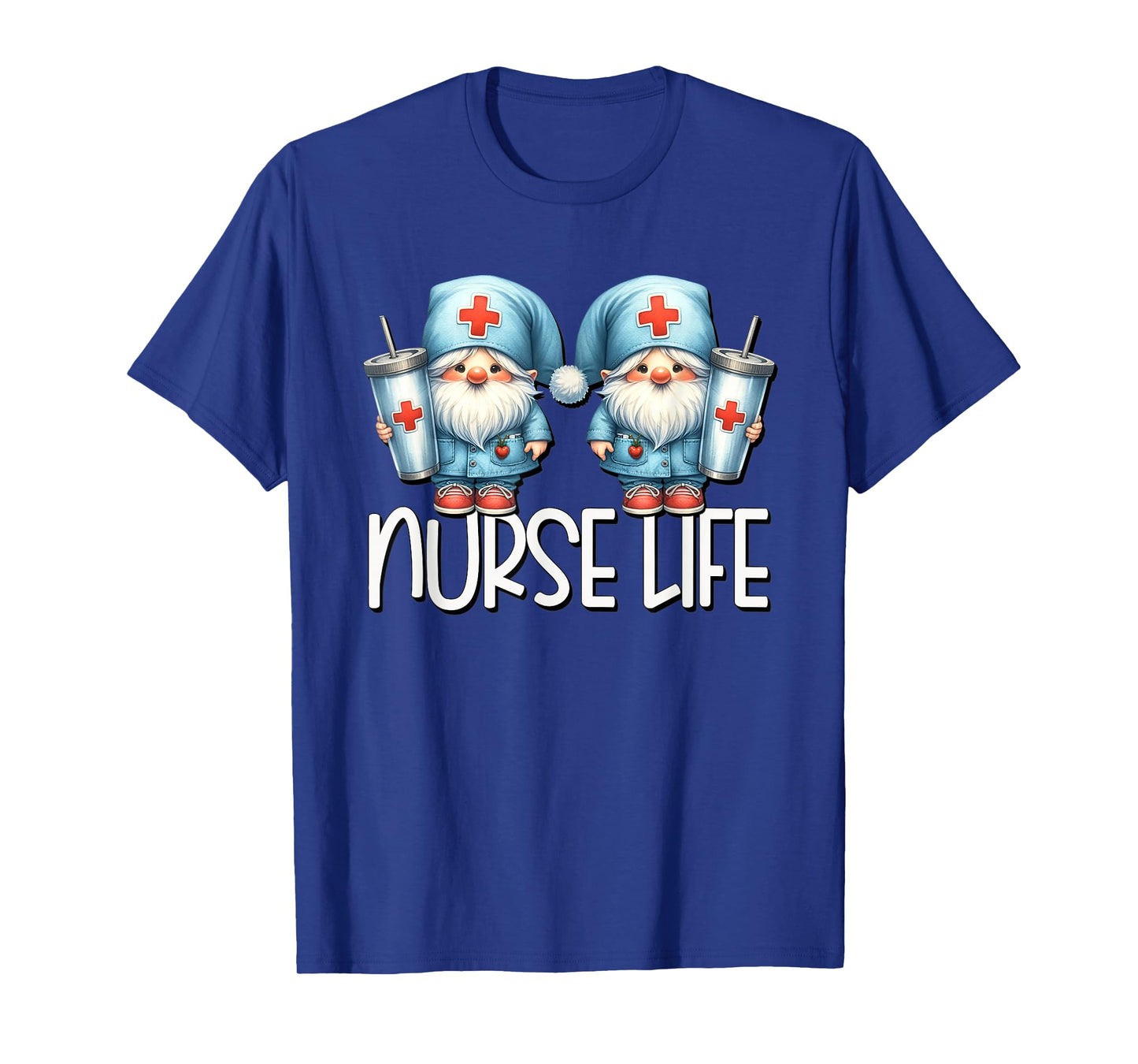 Coffee Nurse Life Needs Coffee Gnome Graphic For Nurses T-Shirt