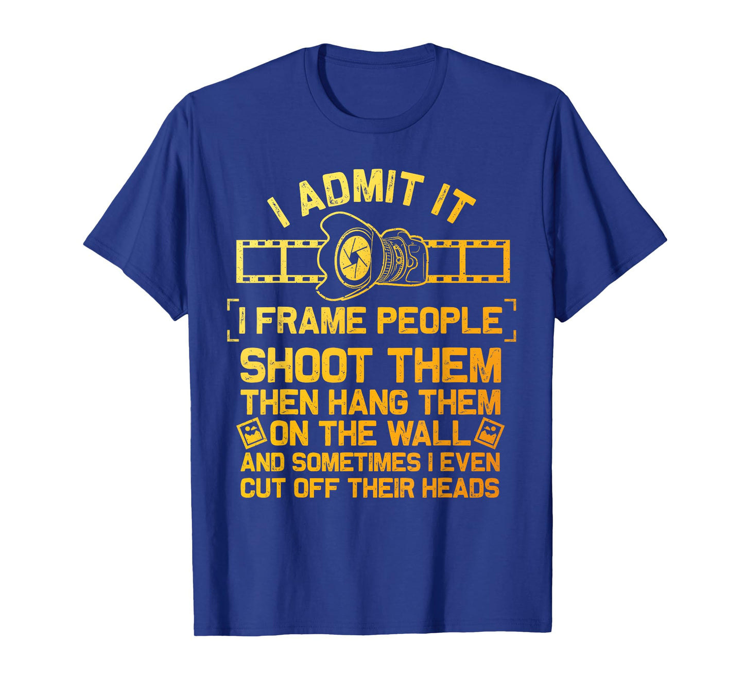 Cool Photographer Design For Men Women Camera Photography T-Shirt