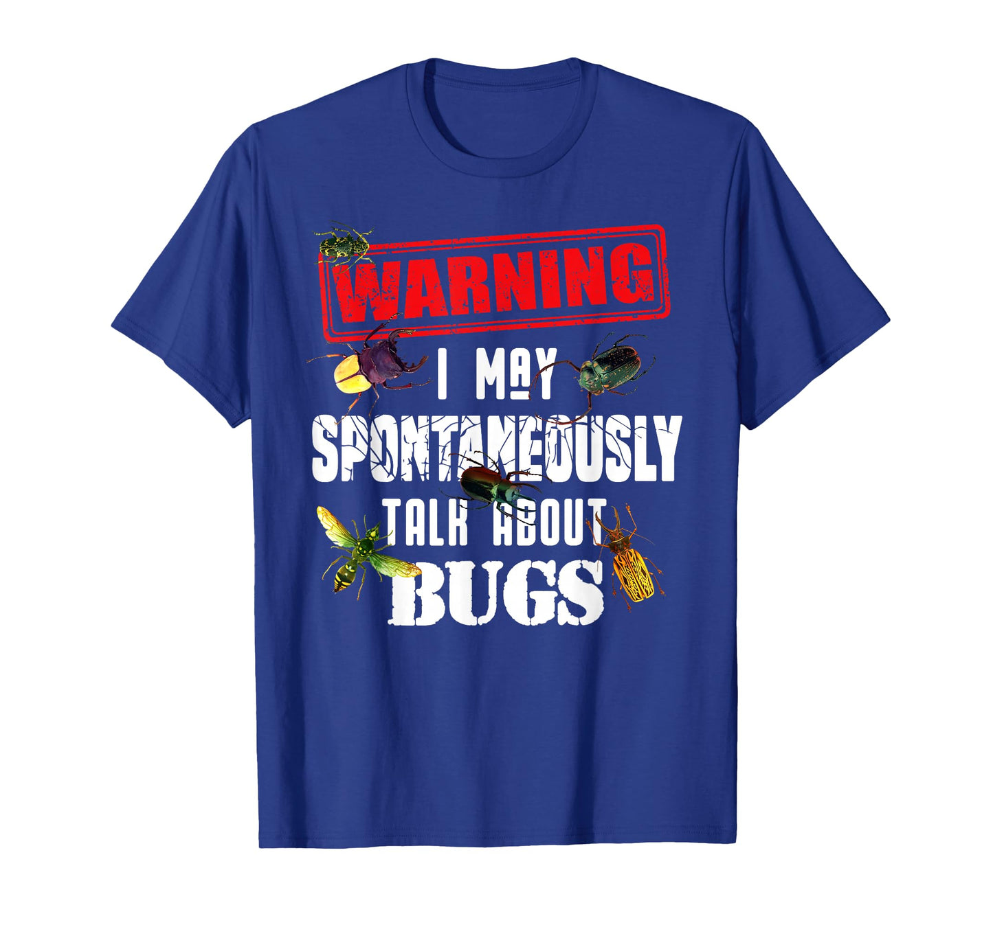 Cool Warning Talk About Bugs Funny Insect Collector Boy Gift T-Shirt