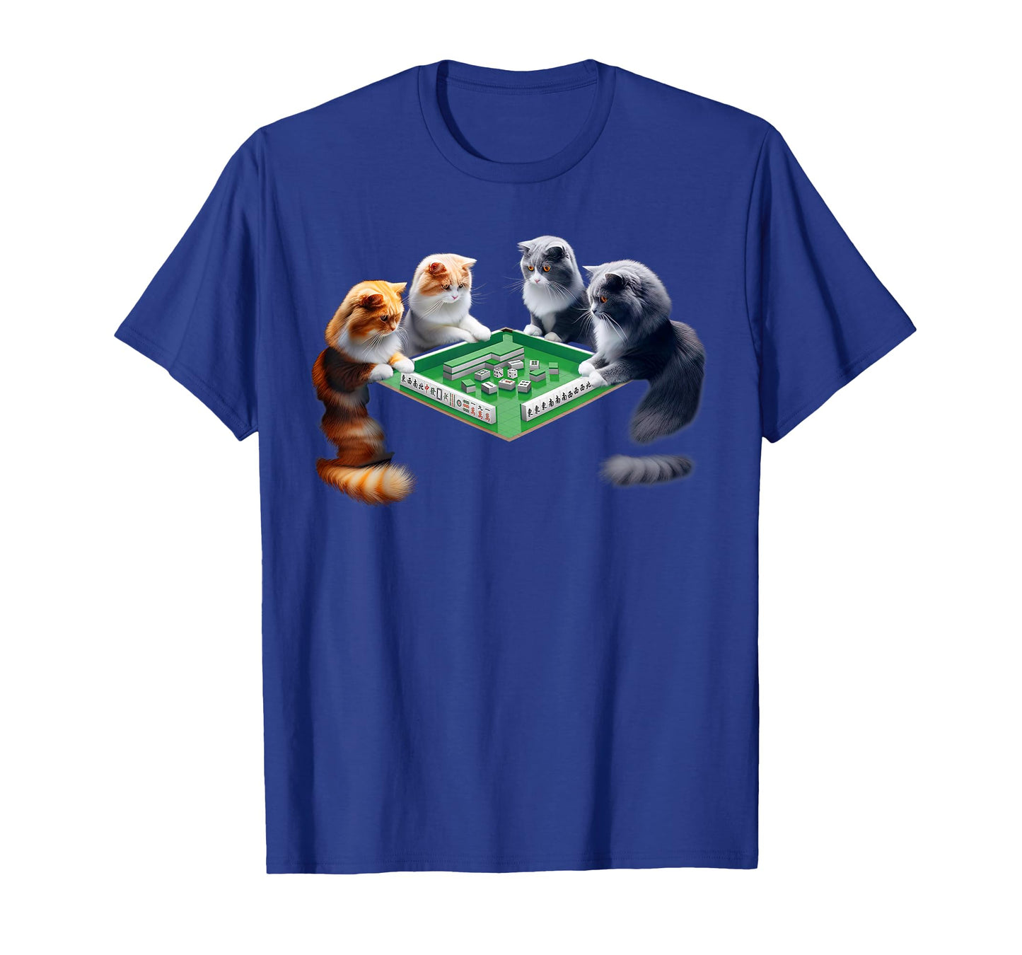 Mahjong Player Mahjong Lover Chinese Cat Lover Meowjong T-Shirt