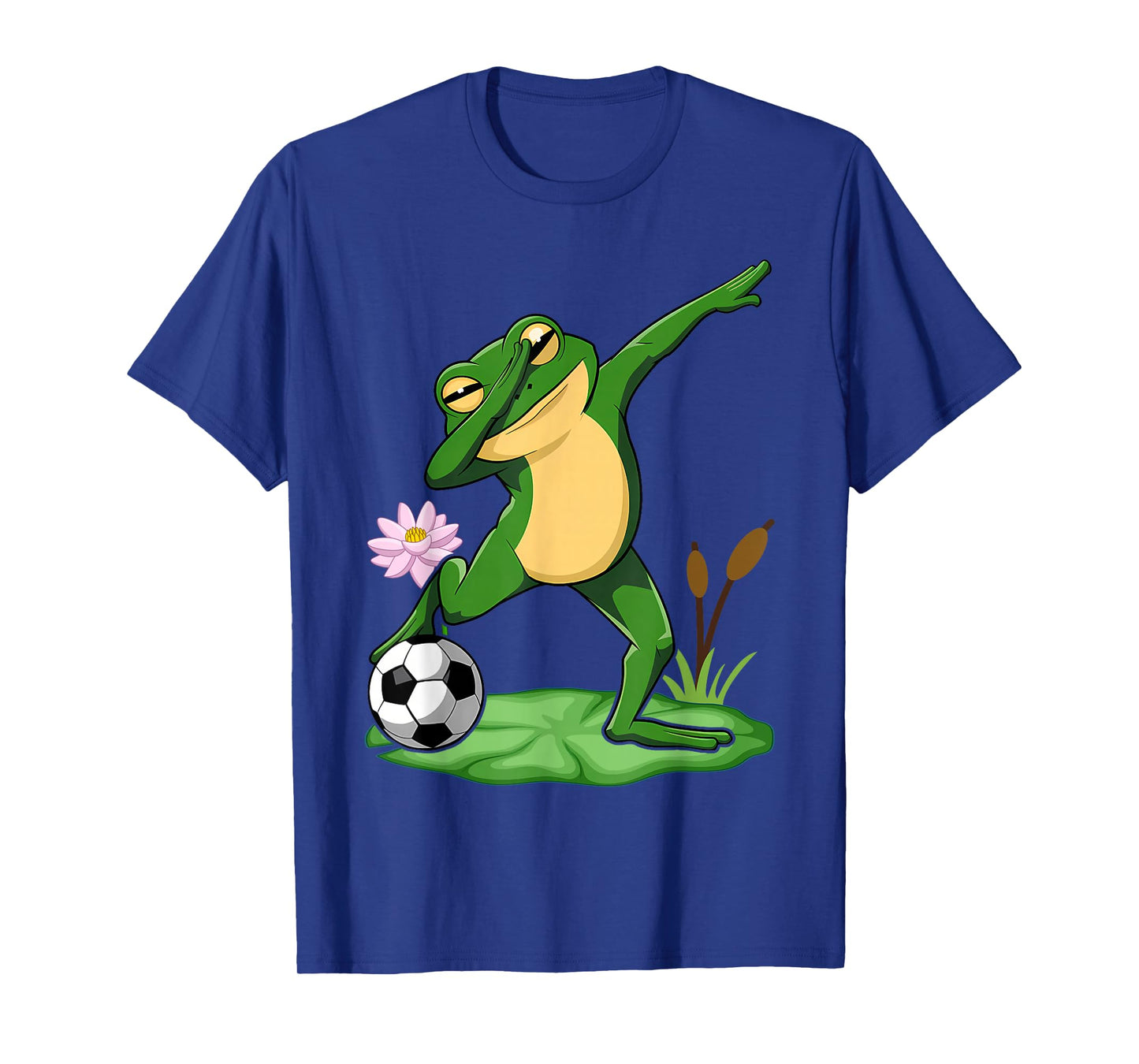 Dabbing Frog Soccer Cute Froggy Goal Crazy Dab Player T-Shirt
