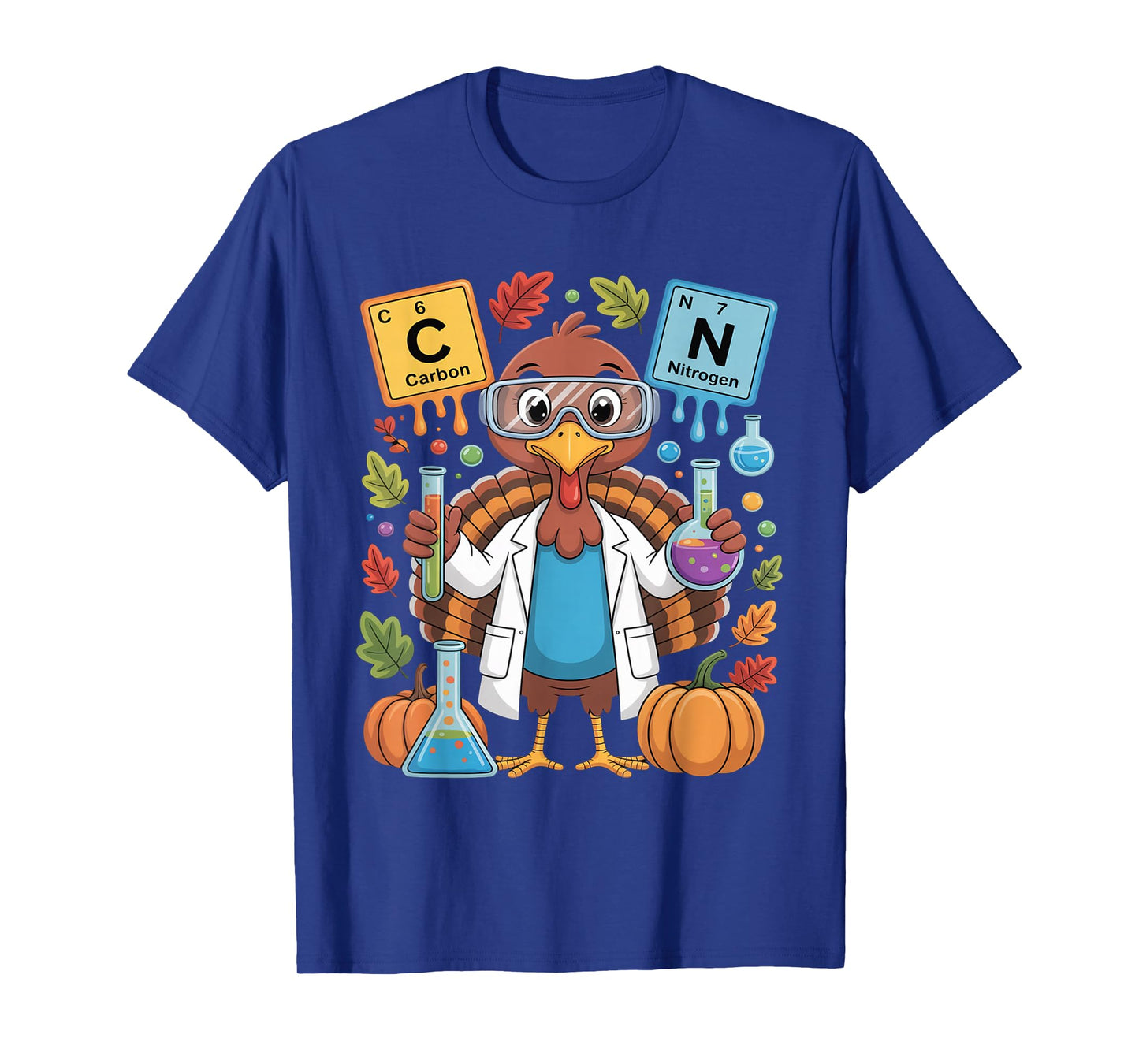 67 Chemistry Science Teacher Periodic Table Thanksgiving T-Shirt
