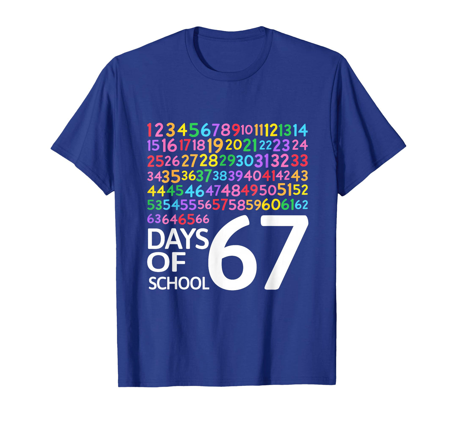 67th Meme Funny 100th Day of School for Teachers Students 67 T-Shirt