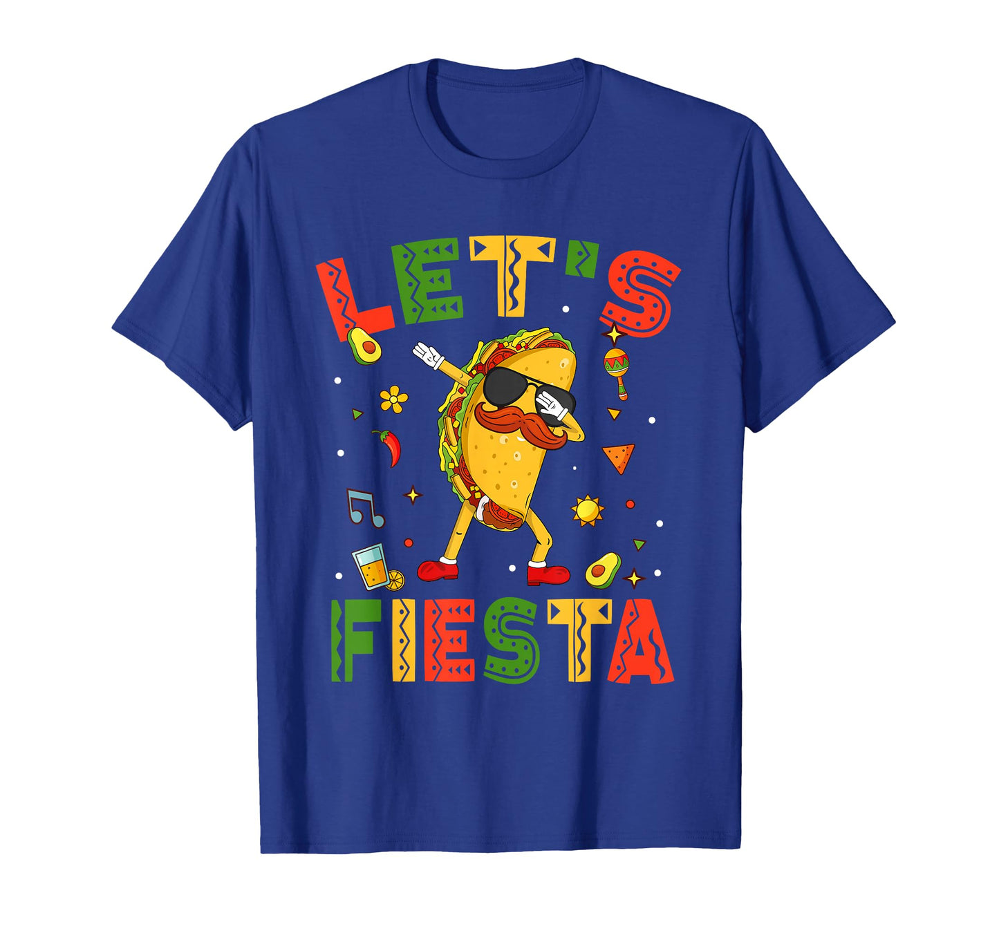 Let's Fiesta Tacos Dabbing Cinco De Mayo Mexican Dab Boy Kid T-Shirt