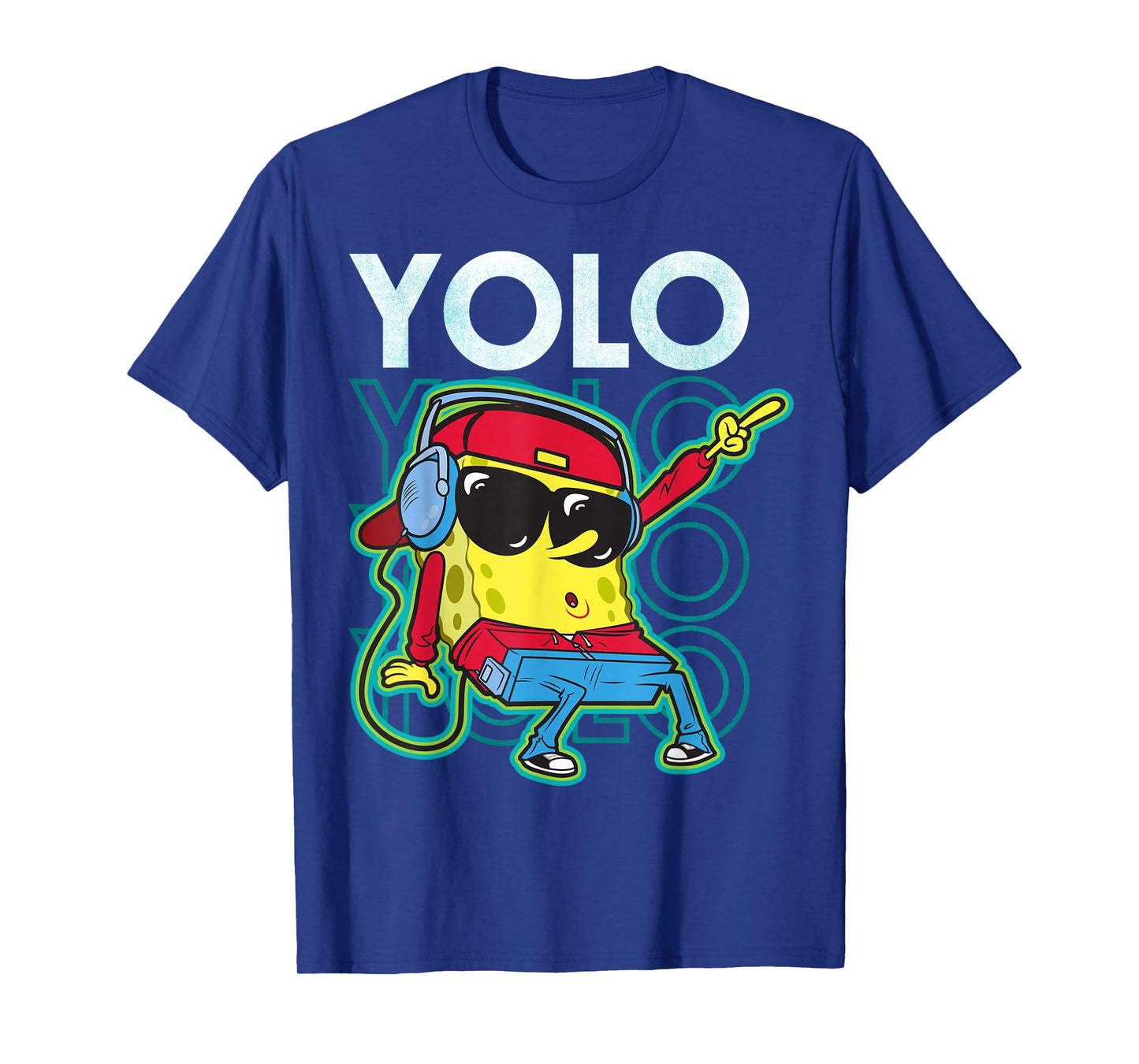 Spongebob SquarePants Yolo Cool Guy T-Shirt T-Shirt