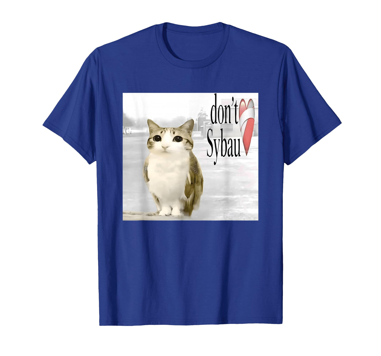 Funny Cat Owl Unhinged Brainrot Meme Meowl Don't SYBAU T-Shirt