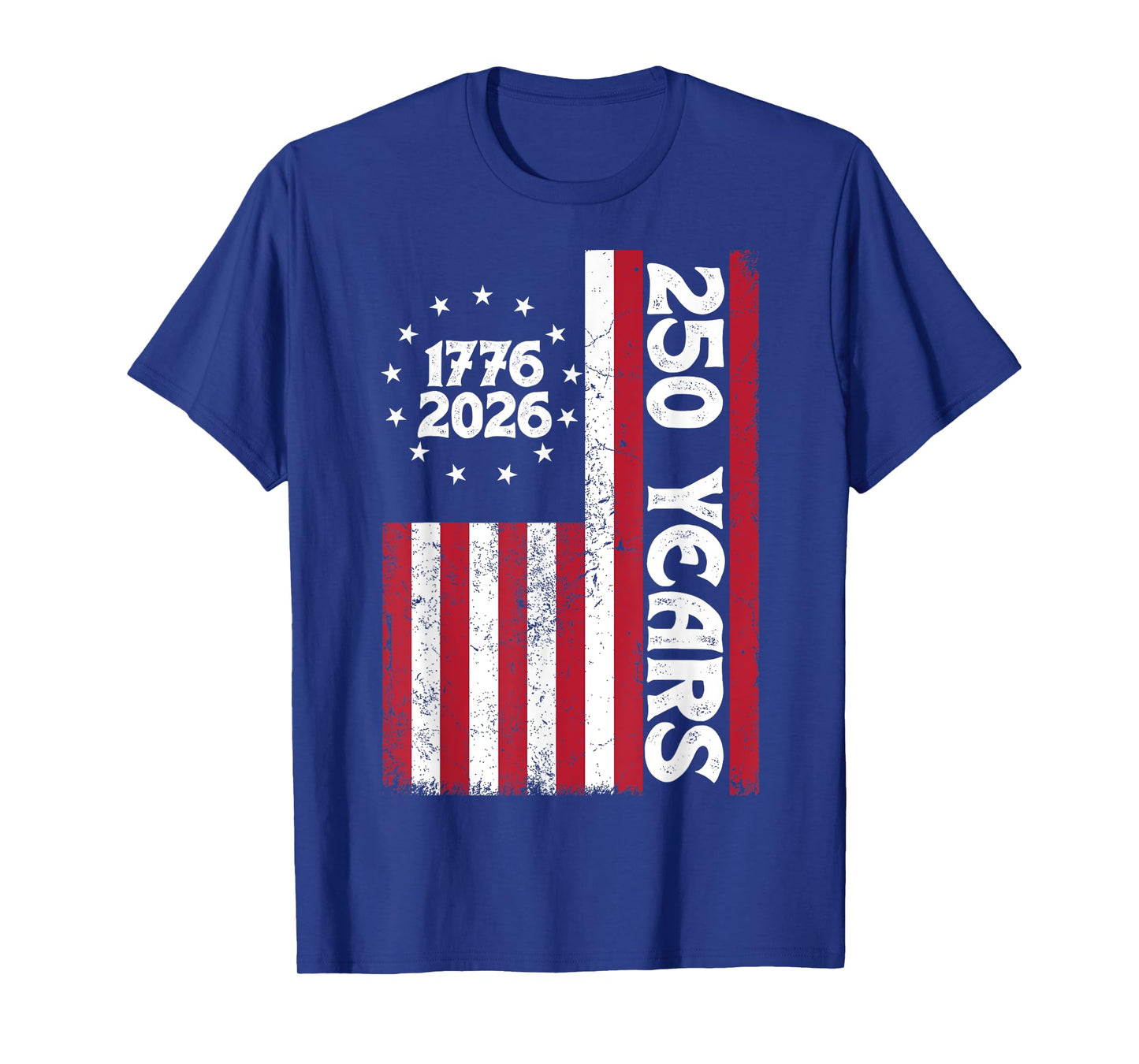 1776-2026 250 Years Patriotic Enthusiast Celebration T-Shirt