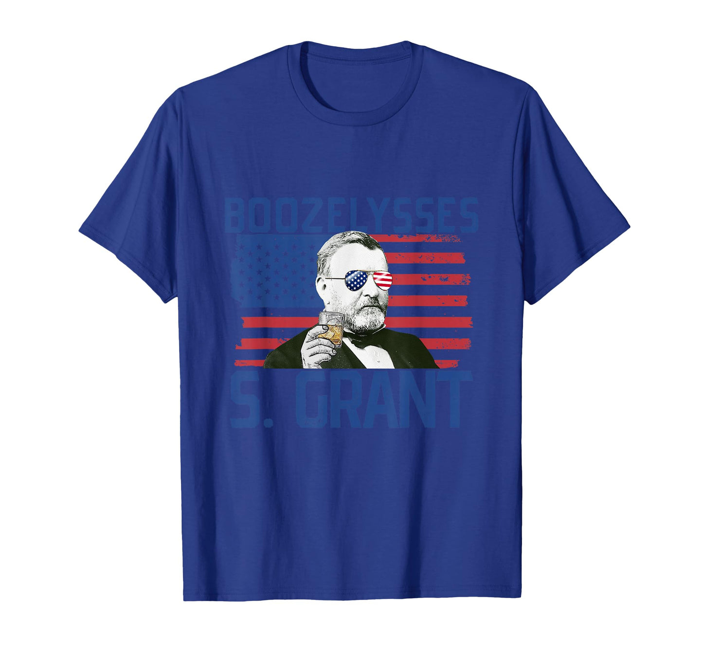 Boozelysses S. Grant 4th of July Drinking Ulysses Grant T-Shirt