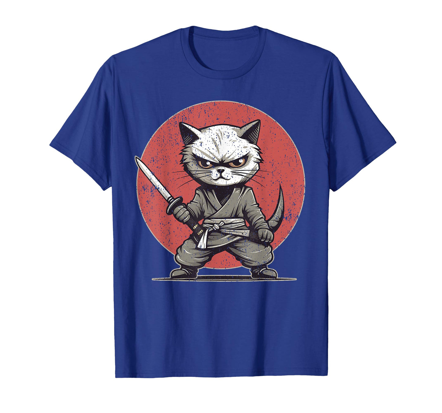 Kitten Ninja Cat Themed T-Shirt, Women's, Black, Small, Short Sleeve, Crew Neck, Modern, Cat Theme, All Seasons, 1 Count