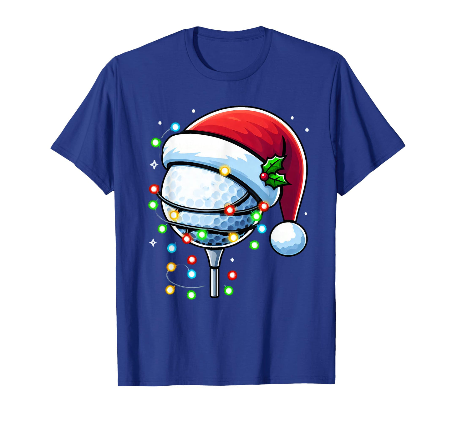 Christmas Golf Xmas Santa Golf Lover Men Boys Girls Kids T-Shirt