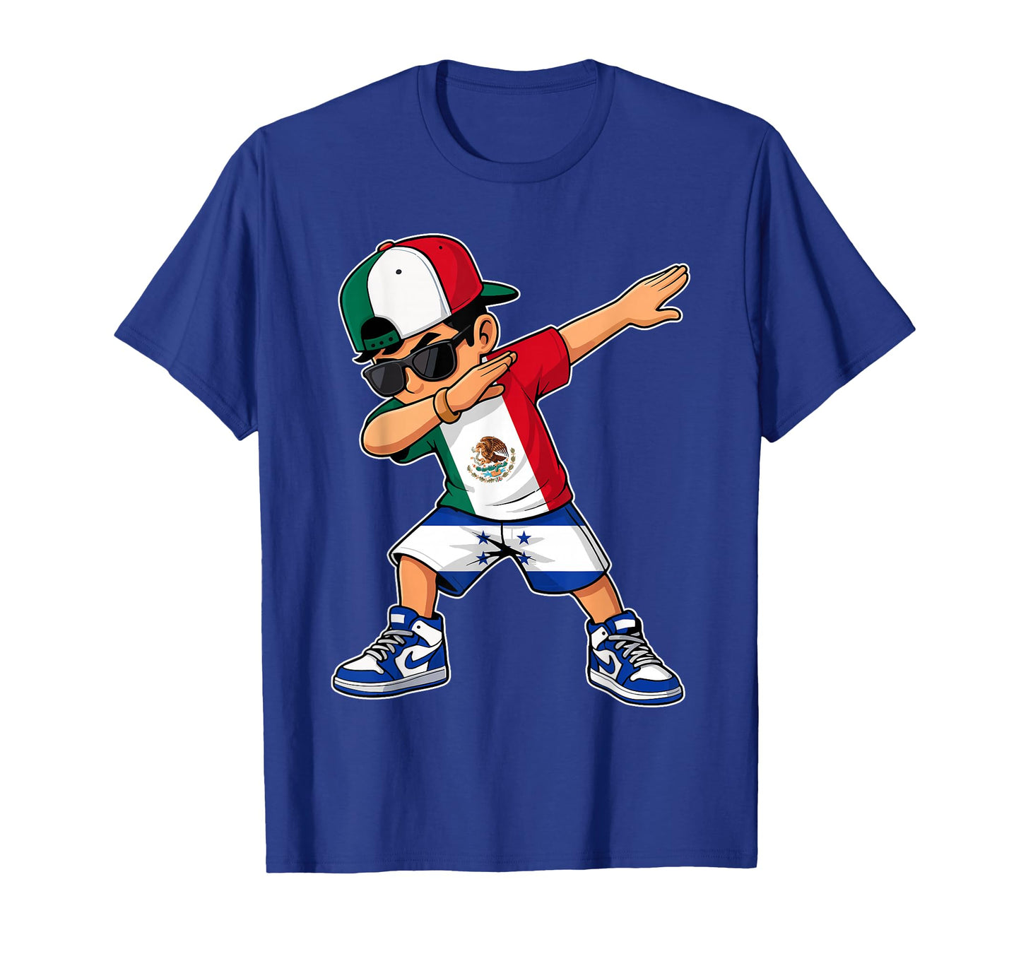 Half Mexican Half Honduran Hispanic Heritage Month Boys Kids T-Shirt