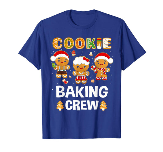 Cookie Baking Crew Christmas Santa Family Gingerbread Team T-Shirt
