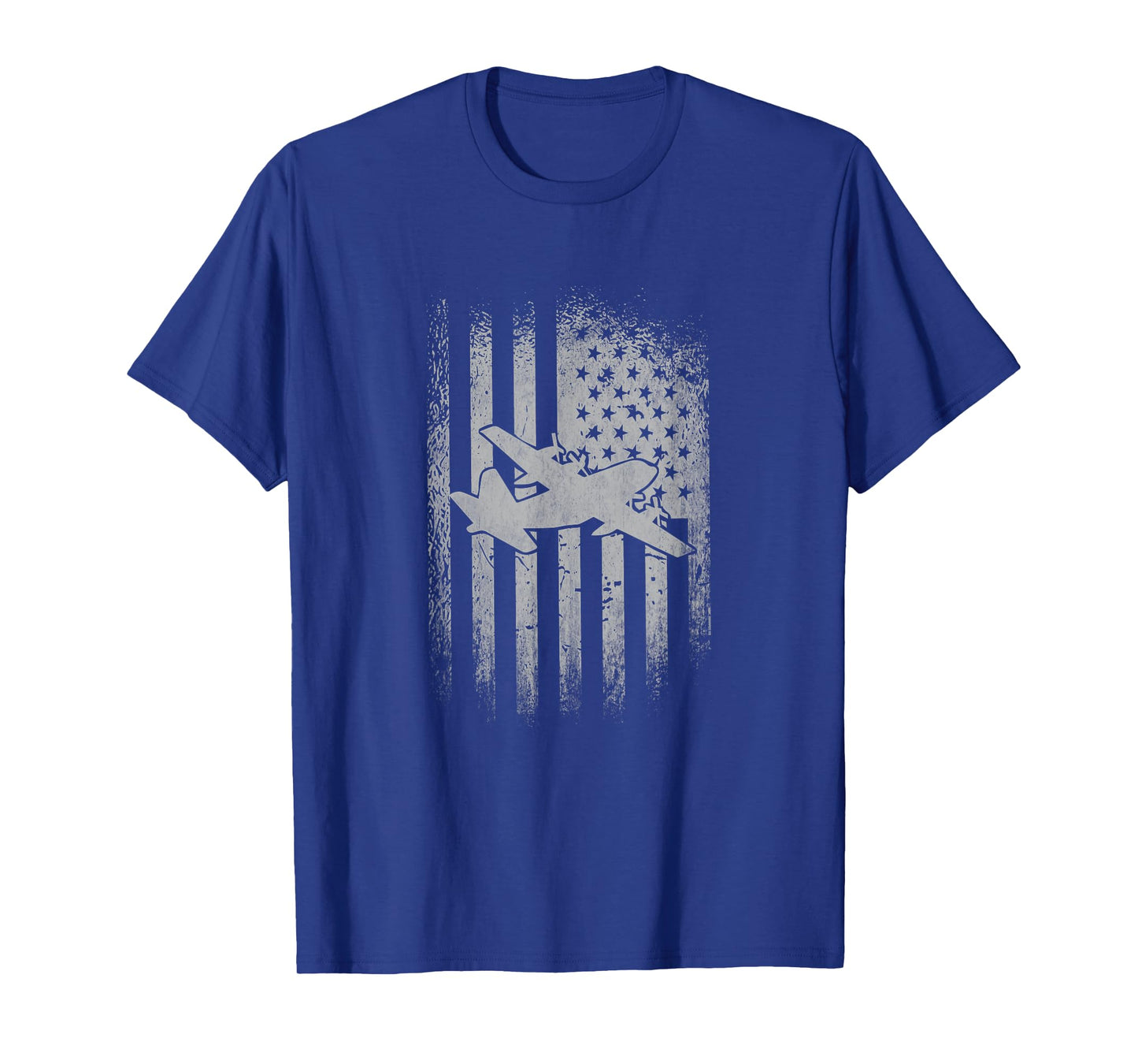 C 130 Hercules Air Force Transport Cargo Plane American Flag T-Shirt for Women Men