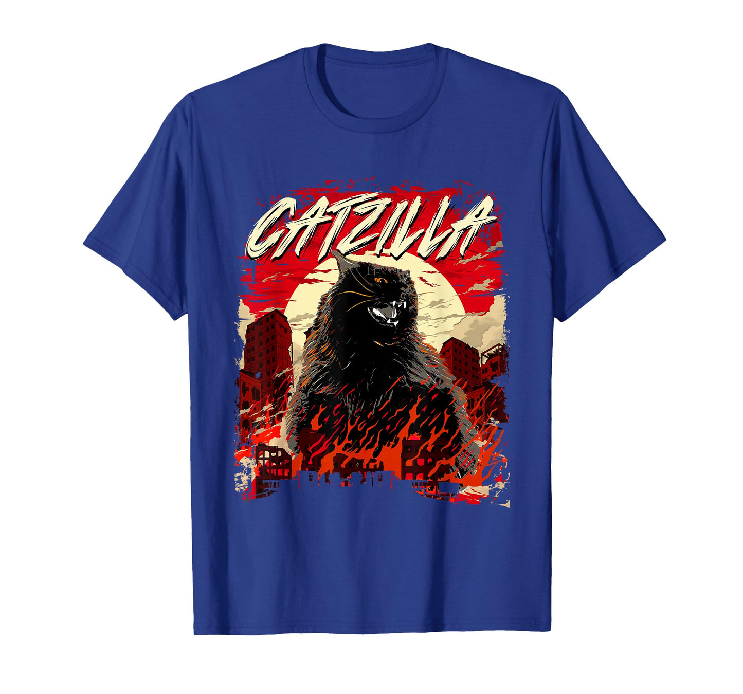 Catzilla - Cat Lover Kitten Owner Kitty T-Shirt for Men Women Girls Kids