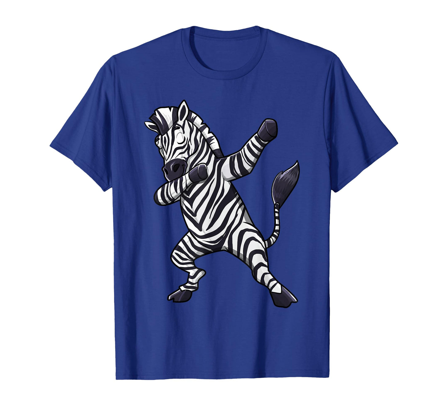 Dabbing Zebra African Zookeeper Animal Lover Men Women Kids T-Shirt