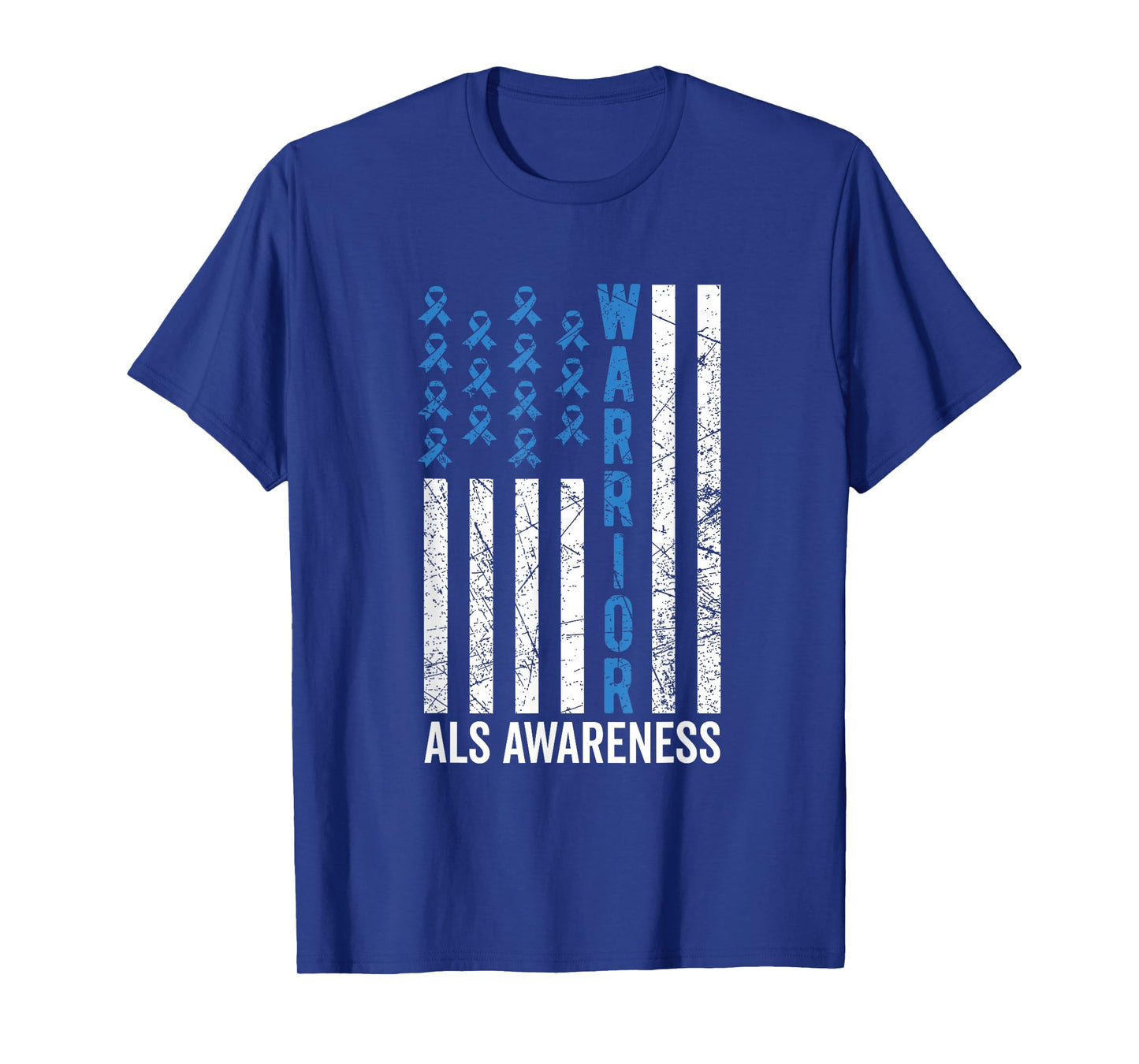 Blue Warrior For Women & Men ALS Awareness T-Shirt