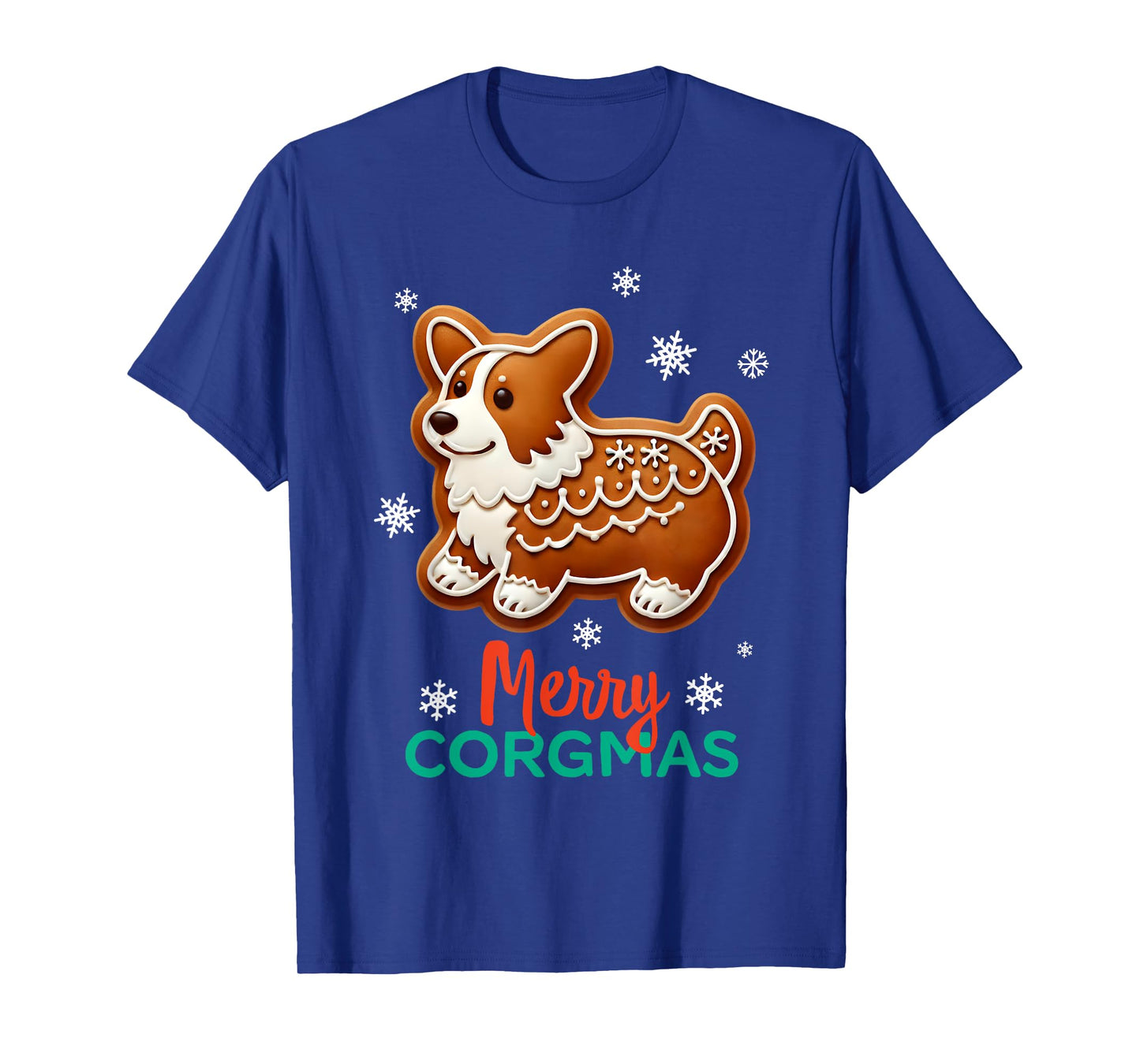Corgi Christmas Gingerbread Xmas Dog Lover Merry Corgmas T-Shirt