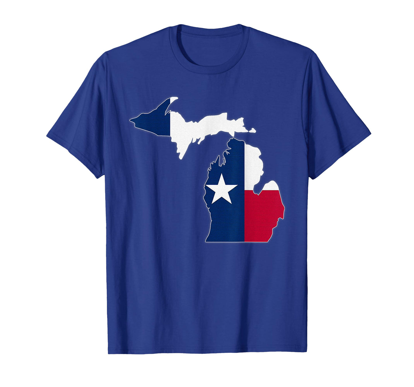 MICHIGAN STATE MAP TEXAS TX Flag Roots Men Women Gift T-Shirt