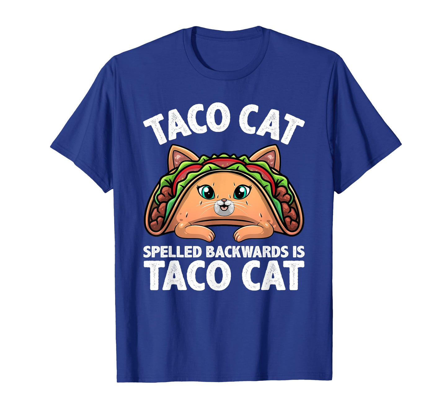Cute Taco Cat Design For Men Women Kids Taco Mexican Food T-Shirt
