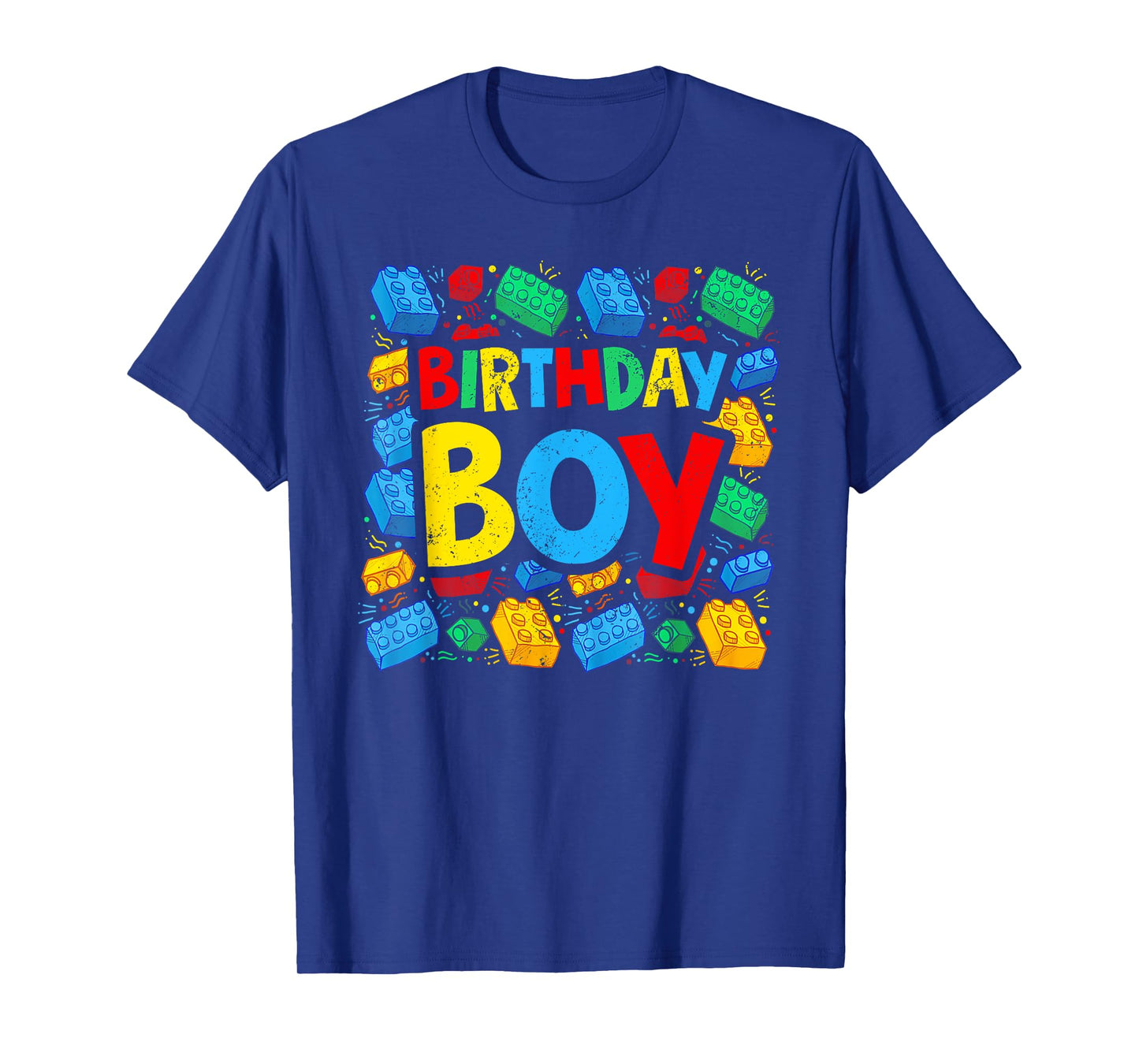 Birthday Boy Brick Builder Funny Blocks Master Builder T-Shirt