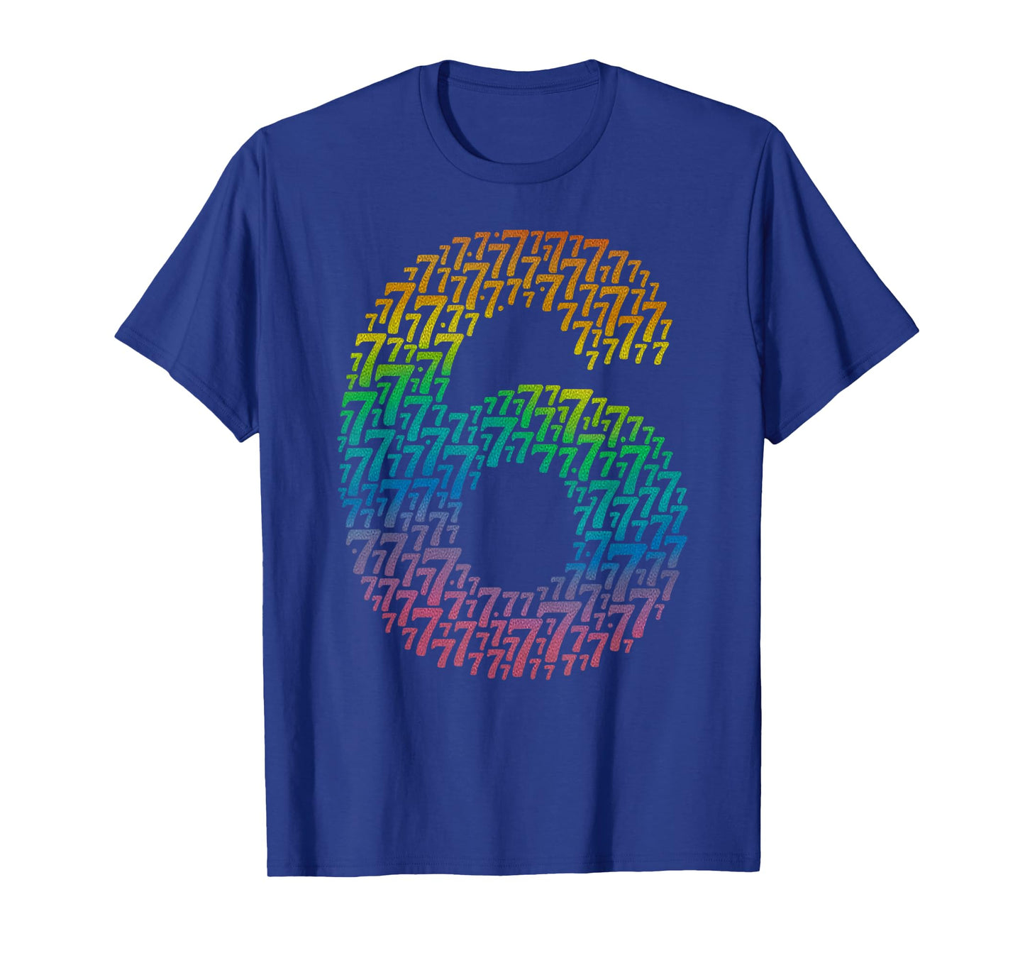 67 Six Seven Cool Matching 6-7 Rainbow Design Funny 6 7 Meme T-Shirt