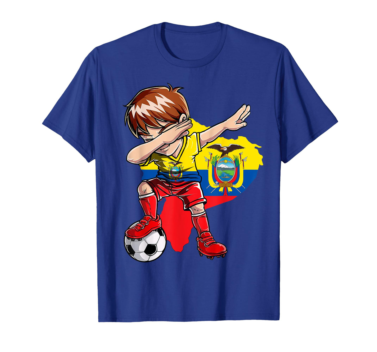 Dabbing Soccer Colombia Jersey Boy Colombian Boys Football T-Shirt