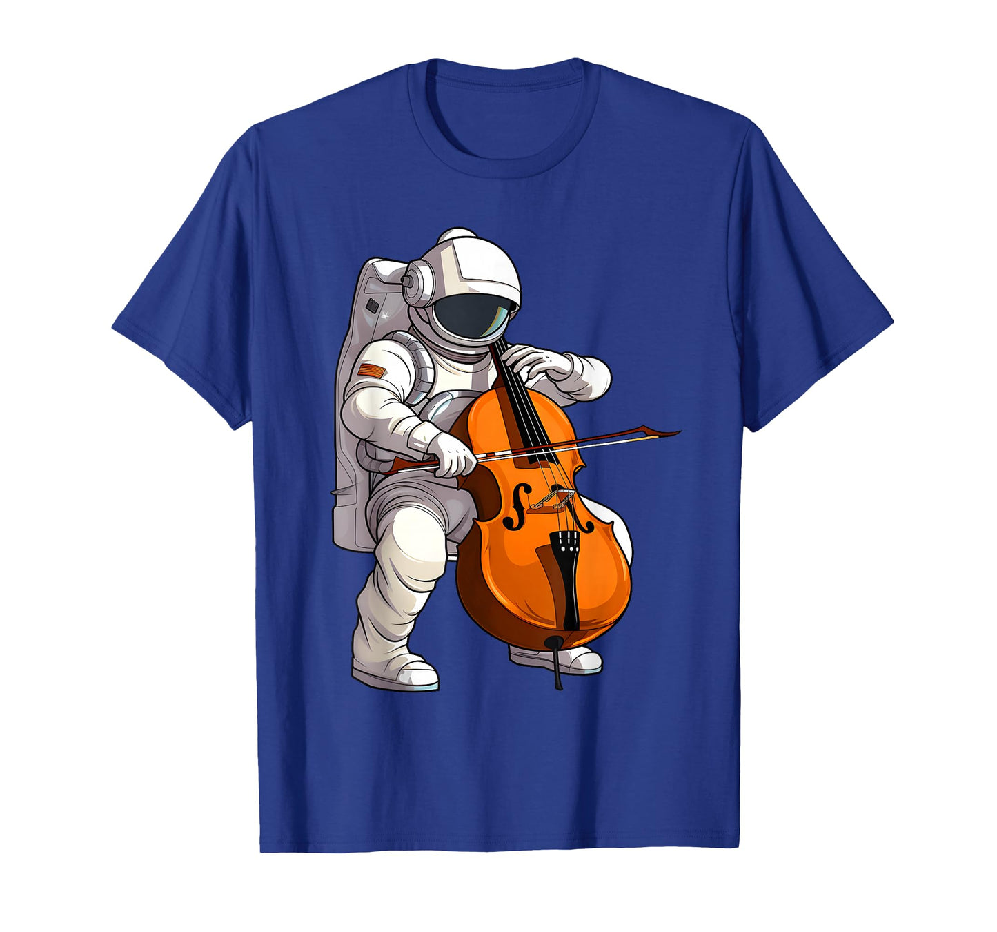 Cool Cello Art Cellist Music Cello Player Astronaut Design T-Shirt