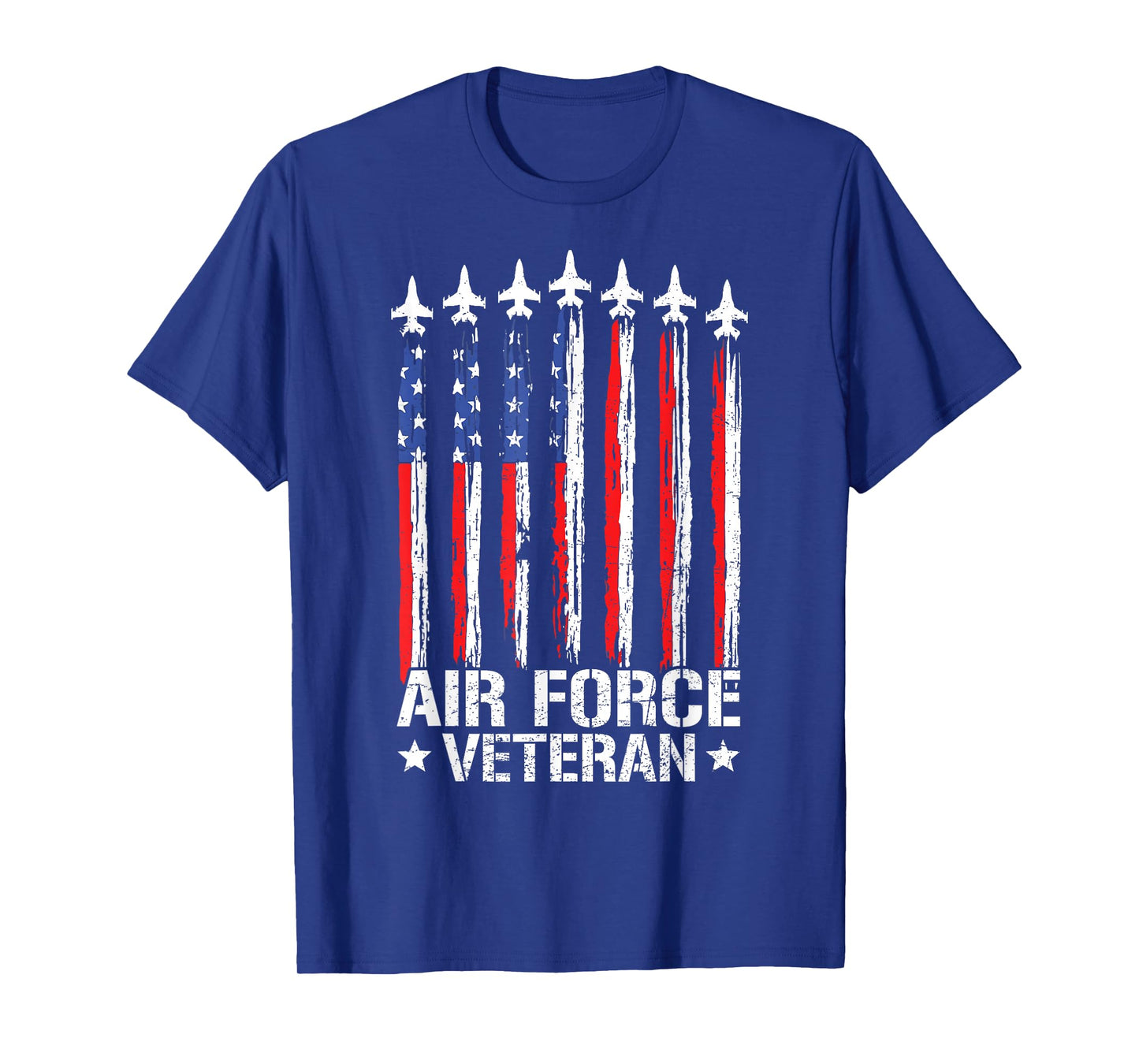 Patriotic US Air Force Veteran Flag USA American USAF Vet T-Shirt