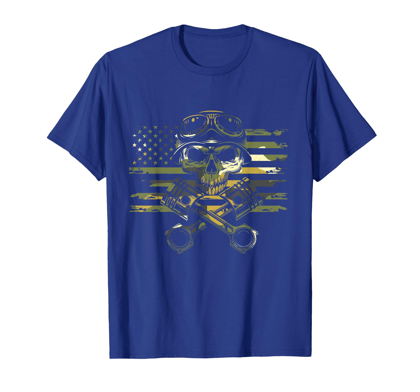 American Flag Motorcycle Apparel - Motorcycle T-Shirt