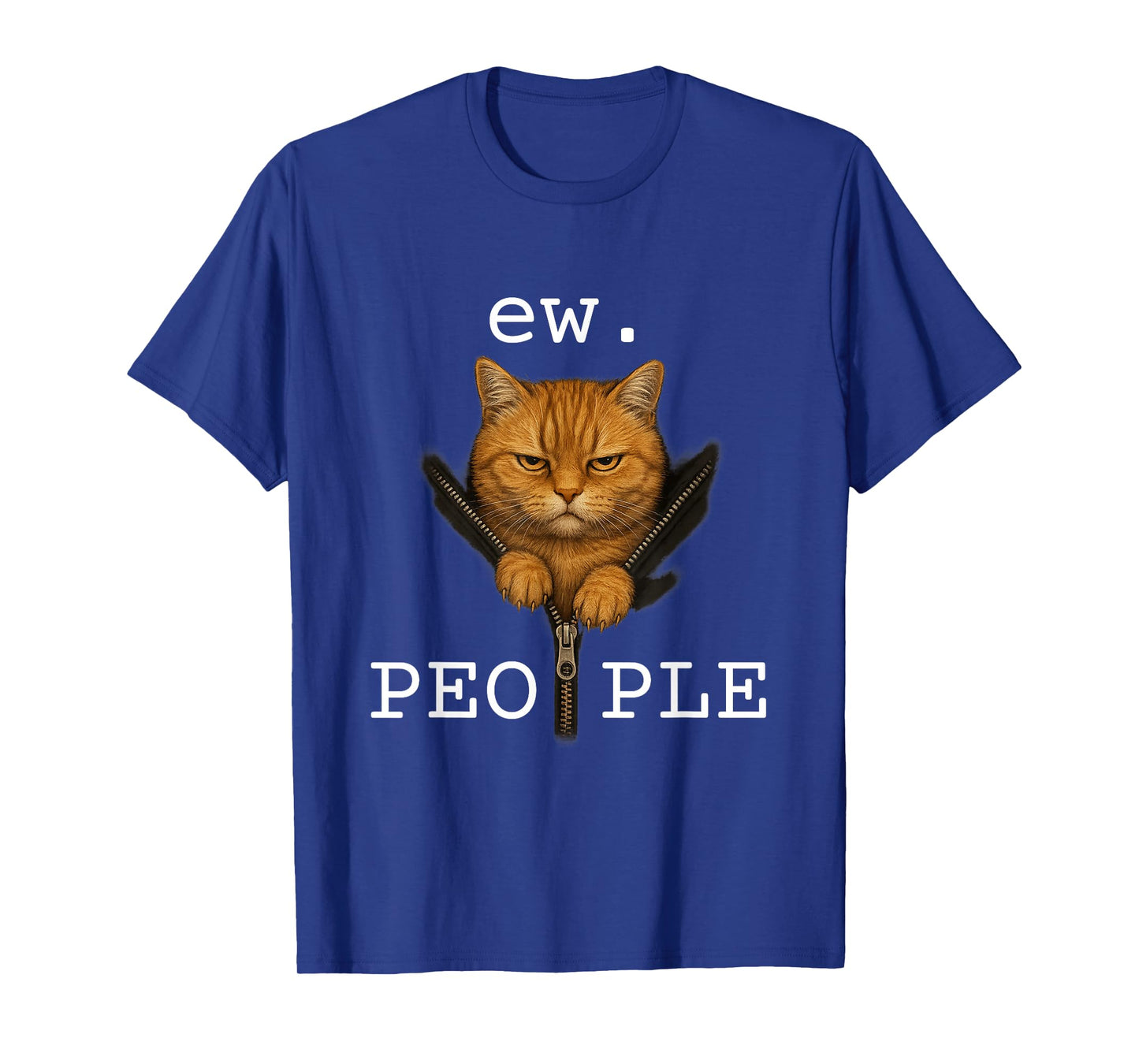 Funny Cat Shirts - Ew People Tabby Cat T-Shirt