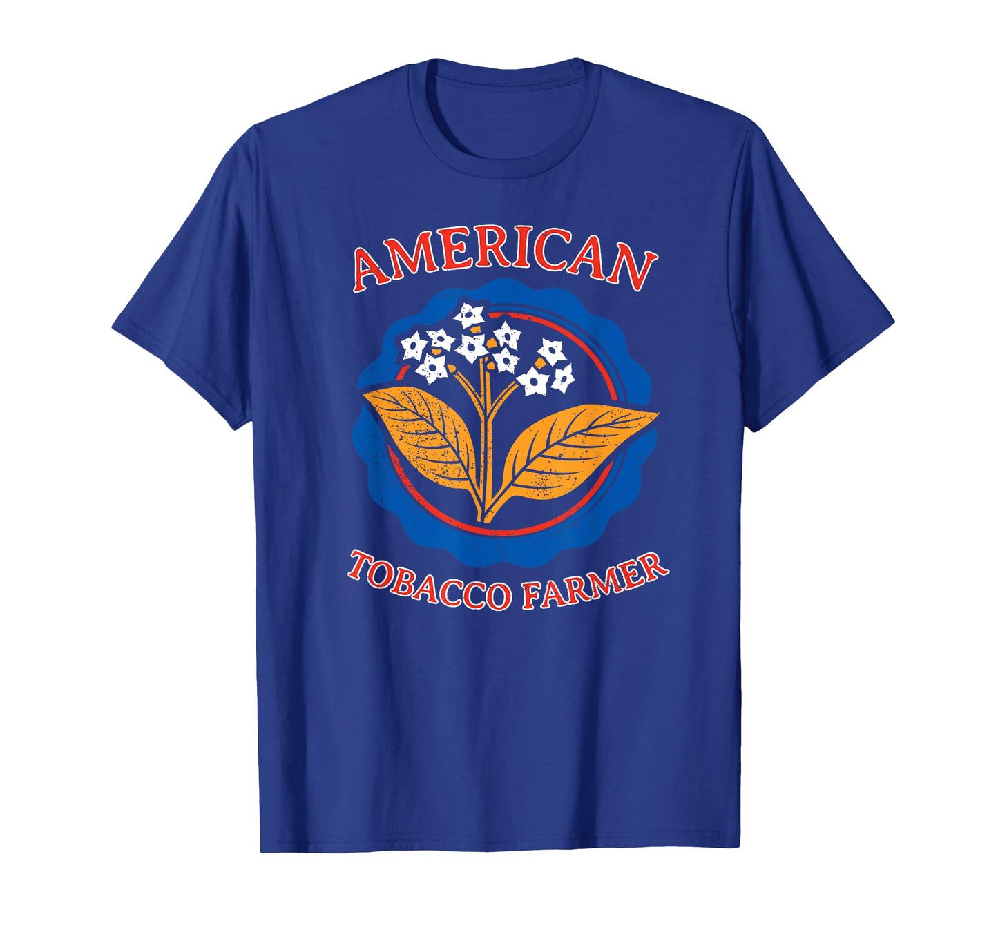 American Tobacco Farmer Leaf Grower Weed Agriculture Farming T-Shirt