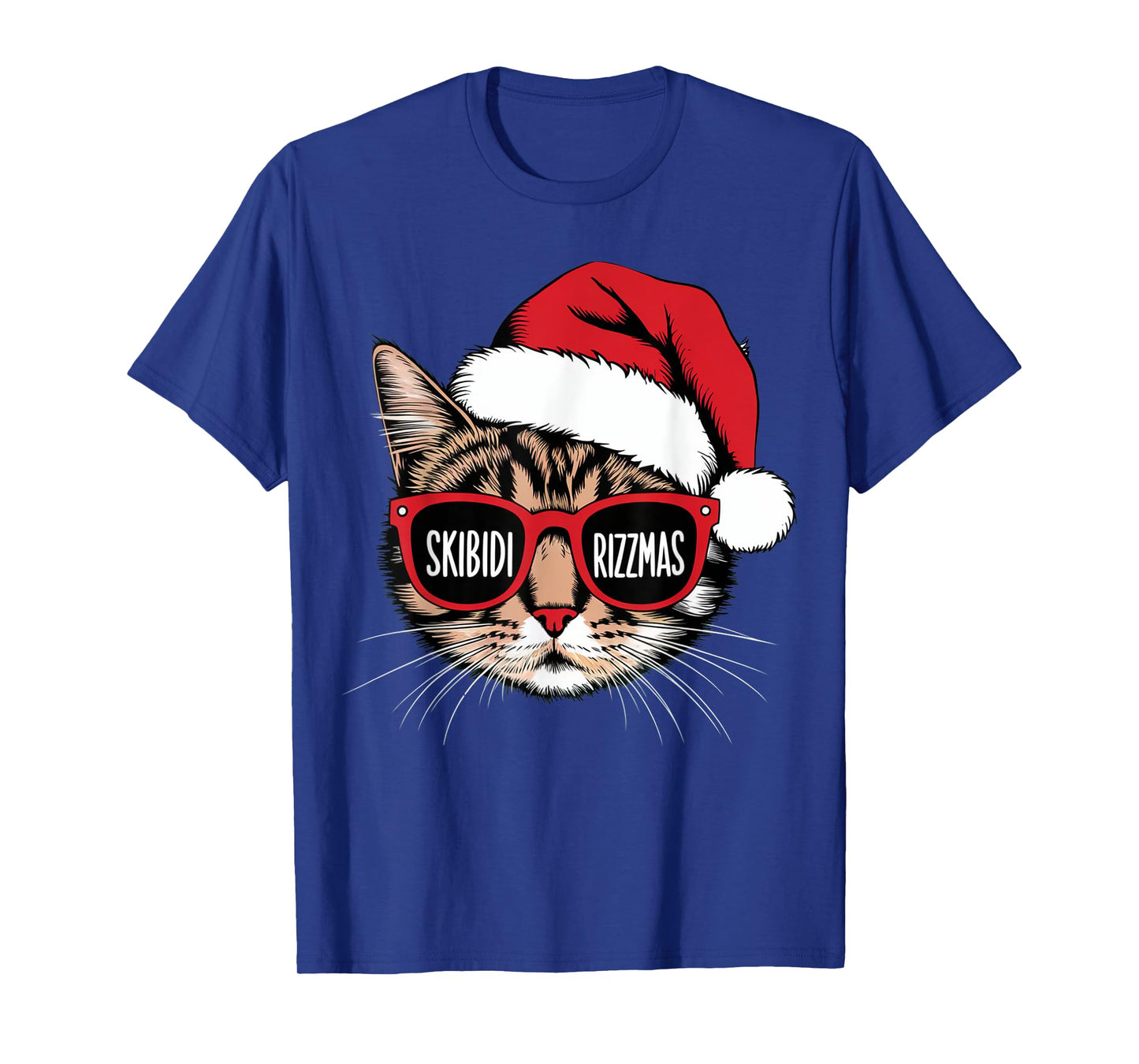 Cat Skibidi Rizzmas Christmas Rizz Santa Claus Charisma T-Shirt for Men Women Kids