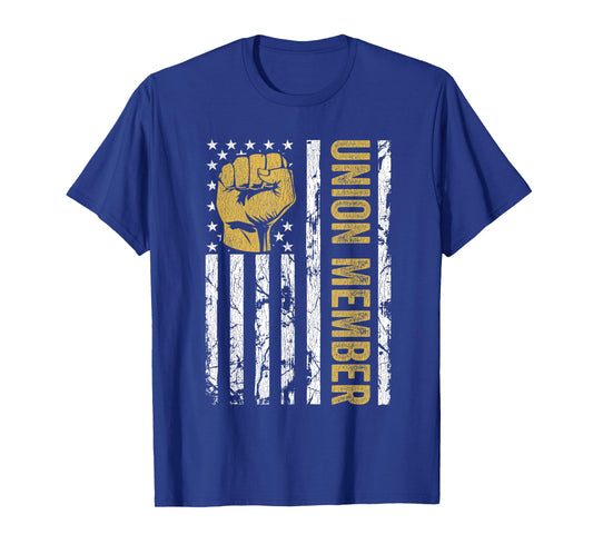 Proud Union Member USA American Pro Union Workers Rights T-Shirt