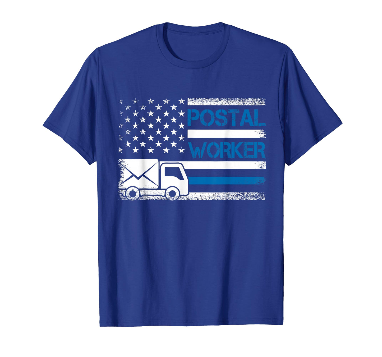 USA Flag Patriotic Postal Worker Mailman Mail Carrier T-Shirt