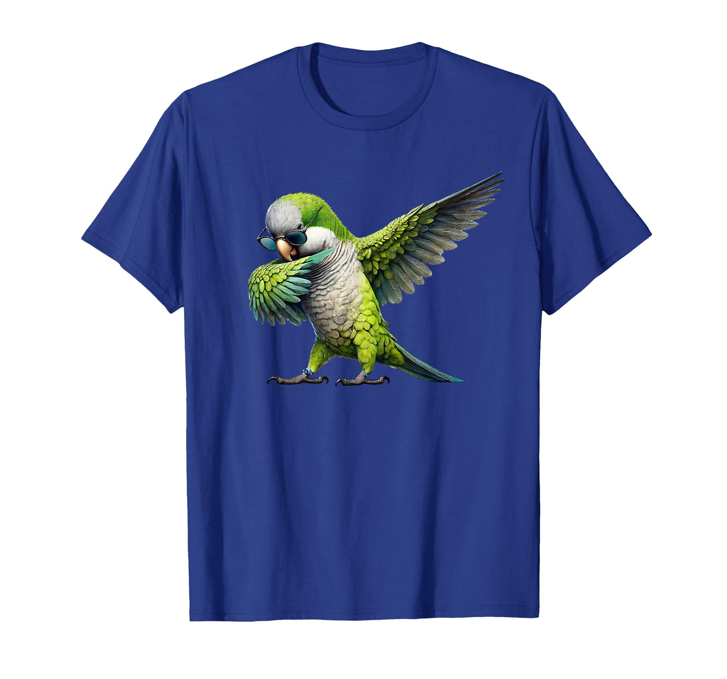 Dabbing Quaker Parrot Green Monk Parakeet Lover Birding T-Shirt