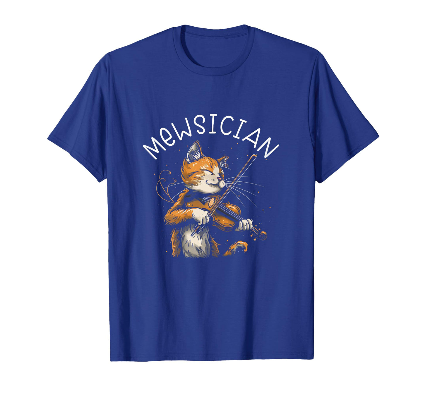 Mewsician - Cat Playing Violin Kids Unisex X-Small Black Cartoon Cat Violinist T-Shirt