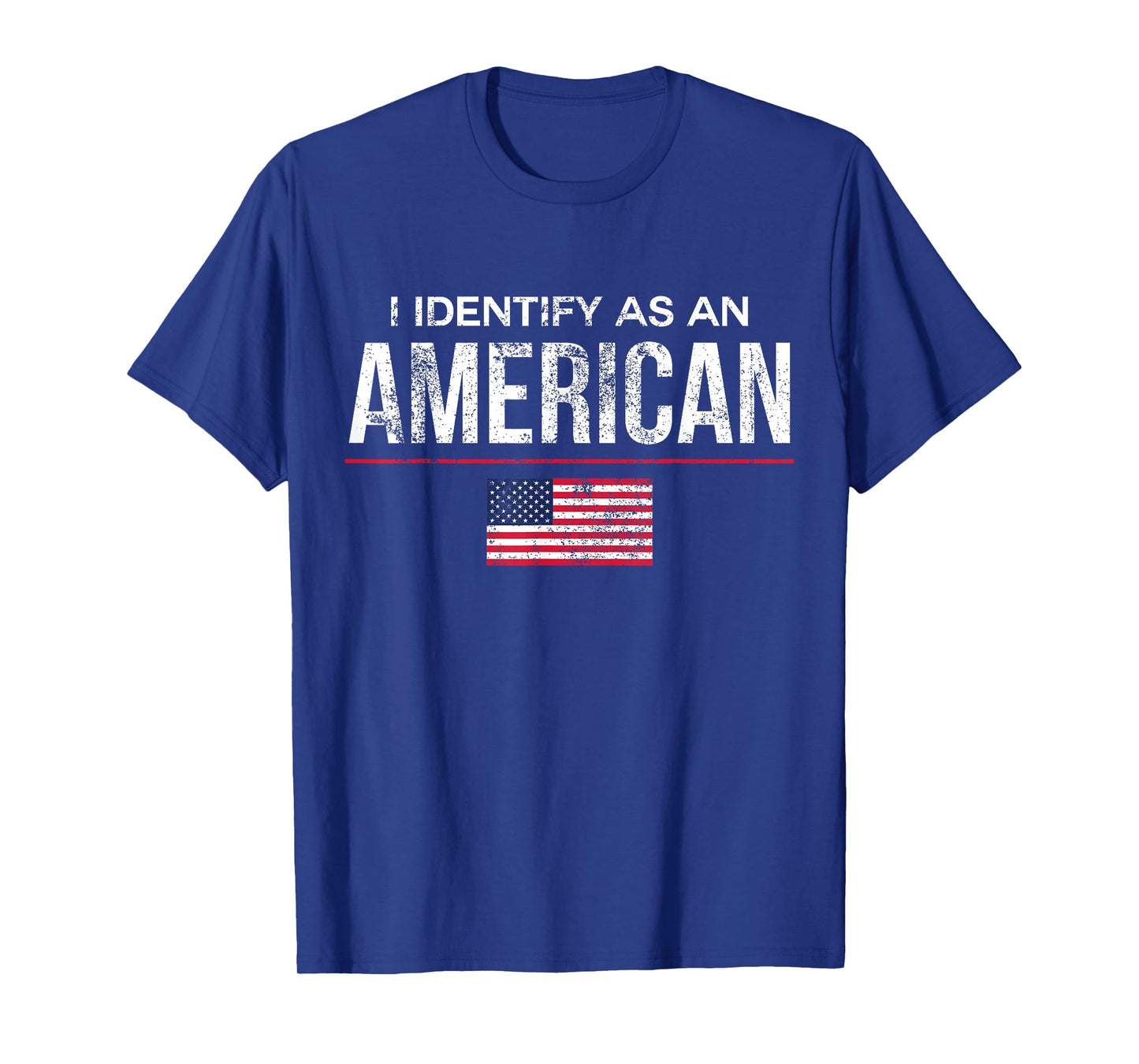 I Identify as an American No Identity Politics USA T-Shirt