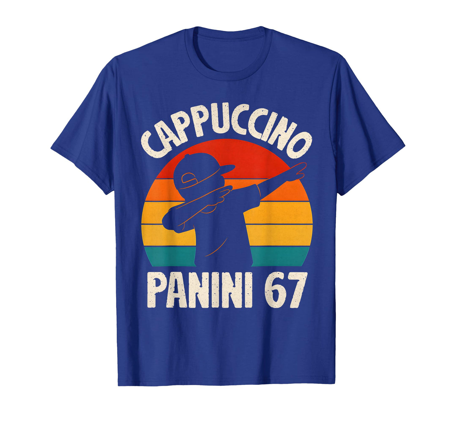 6 7 Italian Brainrot Panini Cappuccino 67 Meme Boys Funny T-Shirt