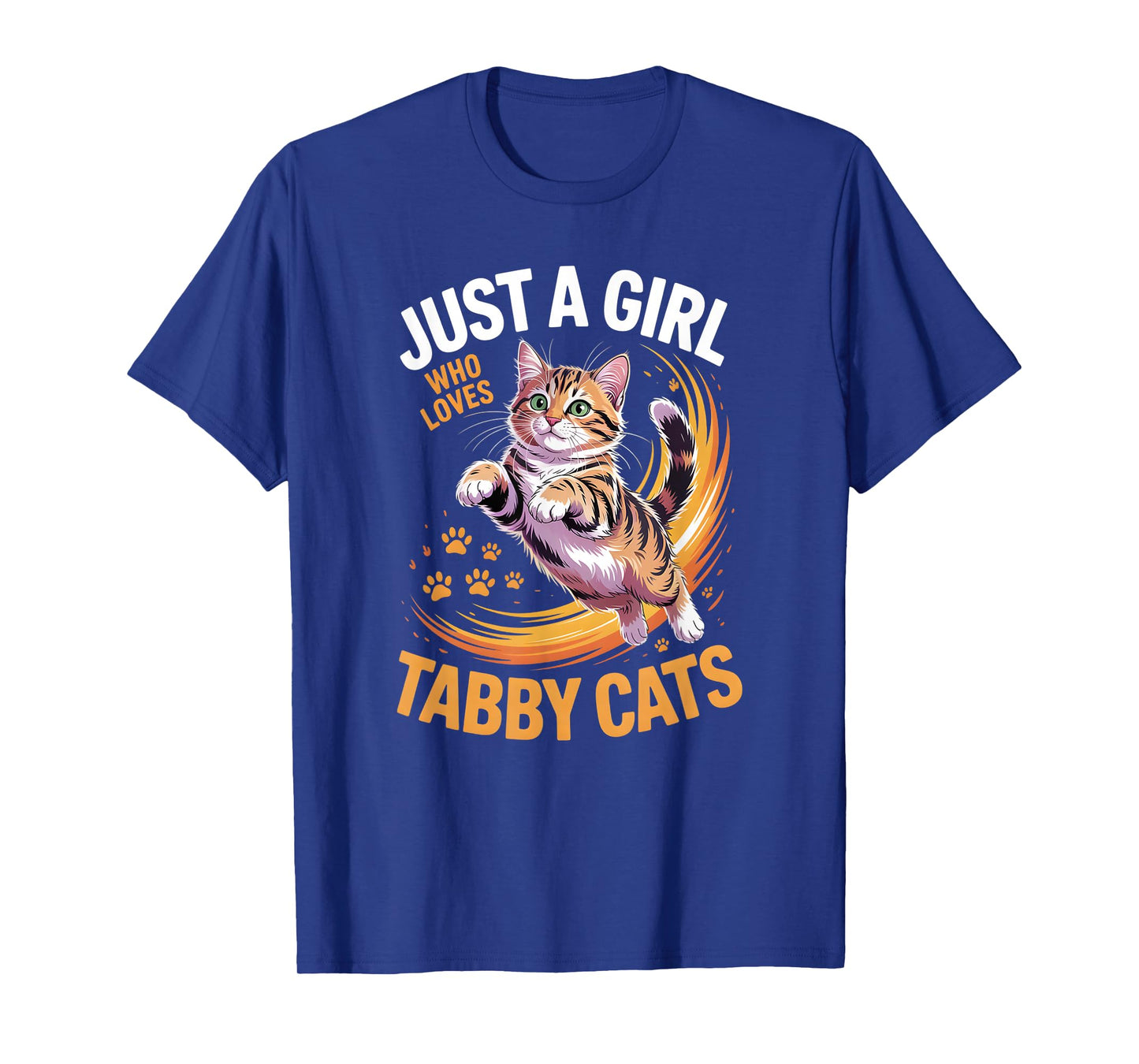 Girls Tabby Cat T-Shirt