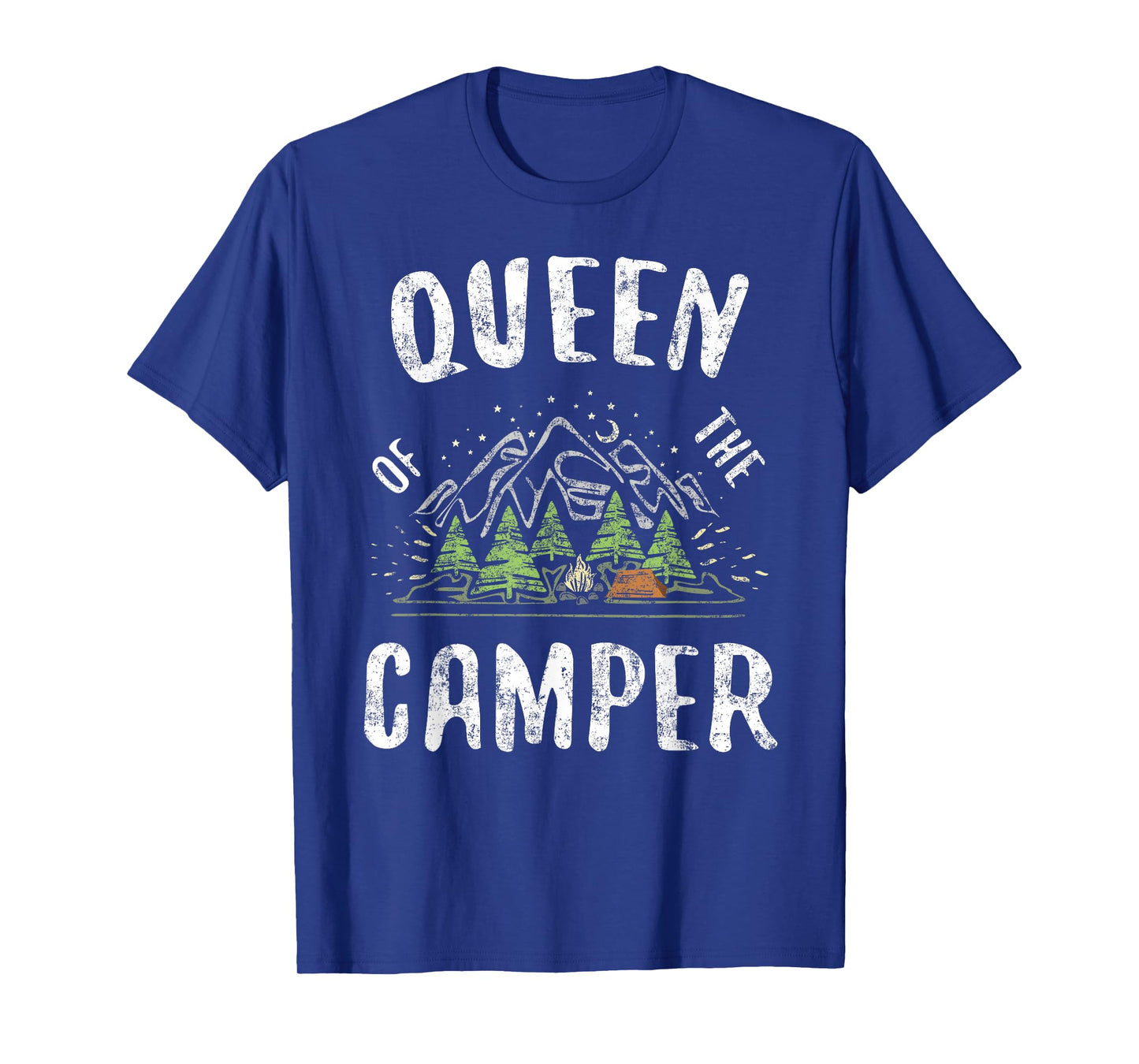 Queen Of The Camper T-Shirt Camping Shirt T-Shirt
