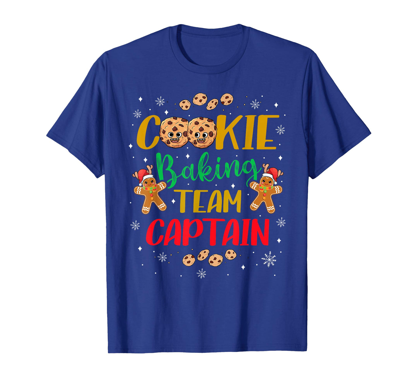 Cute Cookie Baking Team Captain Holiday Cook Fun Bake Cakes T-Shirt