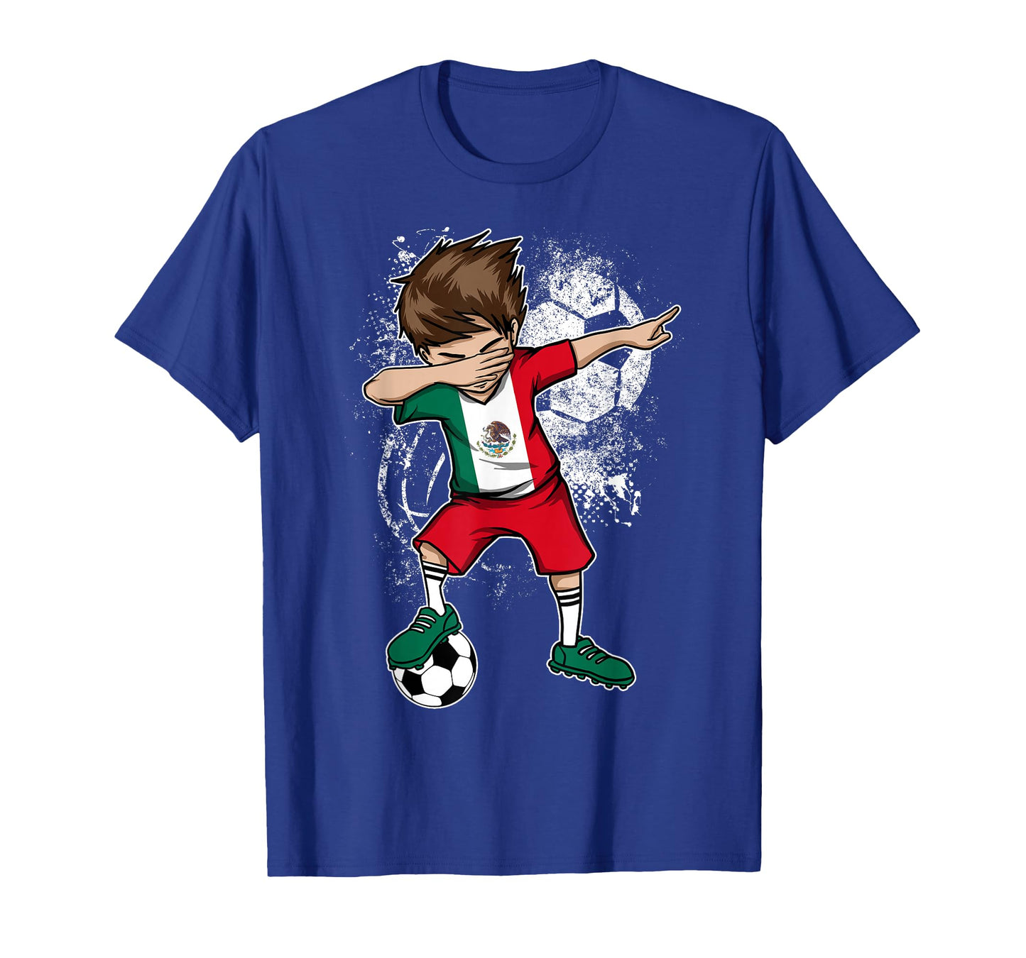 Dabbing Boy Mexico Soccer Shirt Jersey Mexican Football Tee T-Shirt